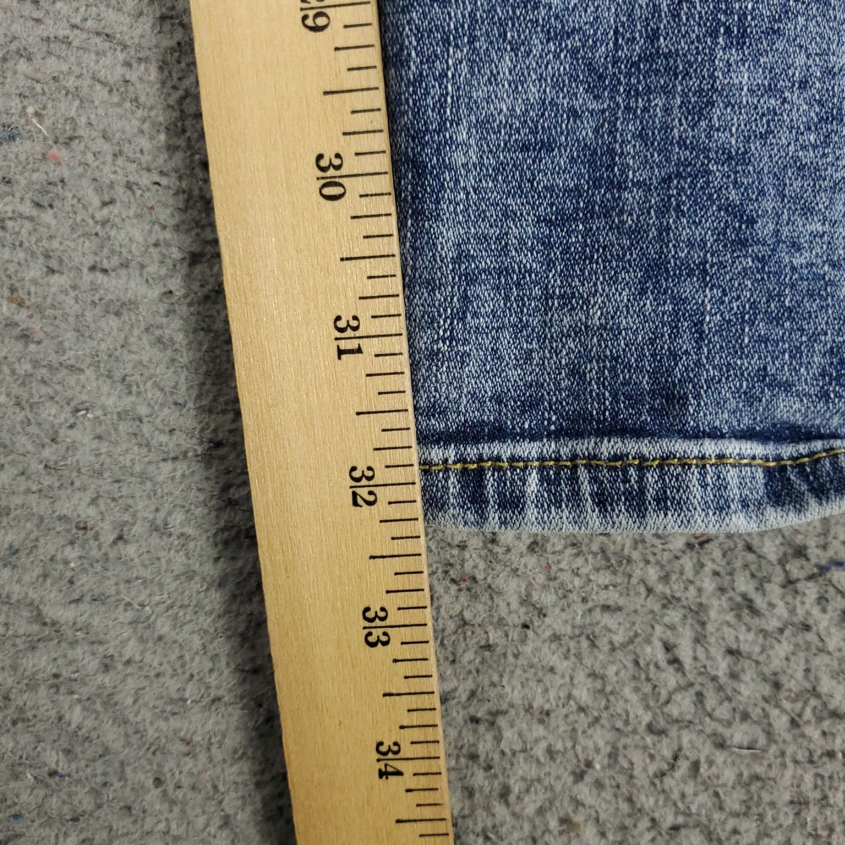True Religion True Religion Jeans Mens 40x32 Blue Acid Wash Geno Relaxed Slim Straight Pants Size US 40 / EU 56 - 5 Thumbnail