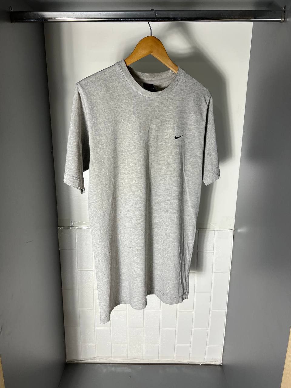 Nike VINTAGE NIKE CLASSIC RETRO DESIGNER T-SHIRT DRILL SWOOSH 90s Size US M / EU 48-50 / 2 - 2 Thumbnail