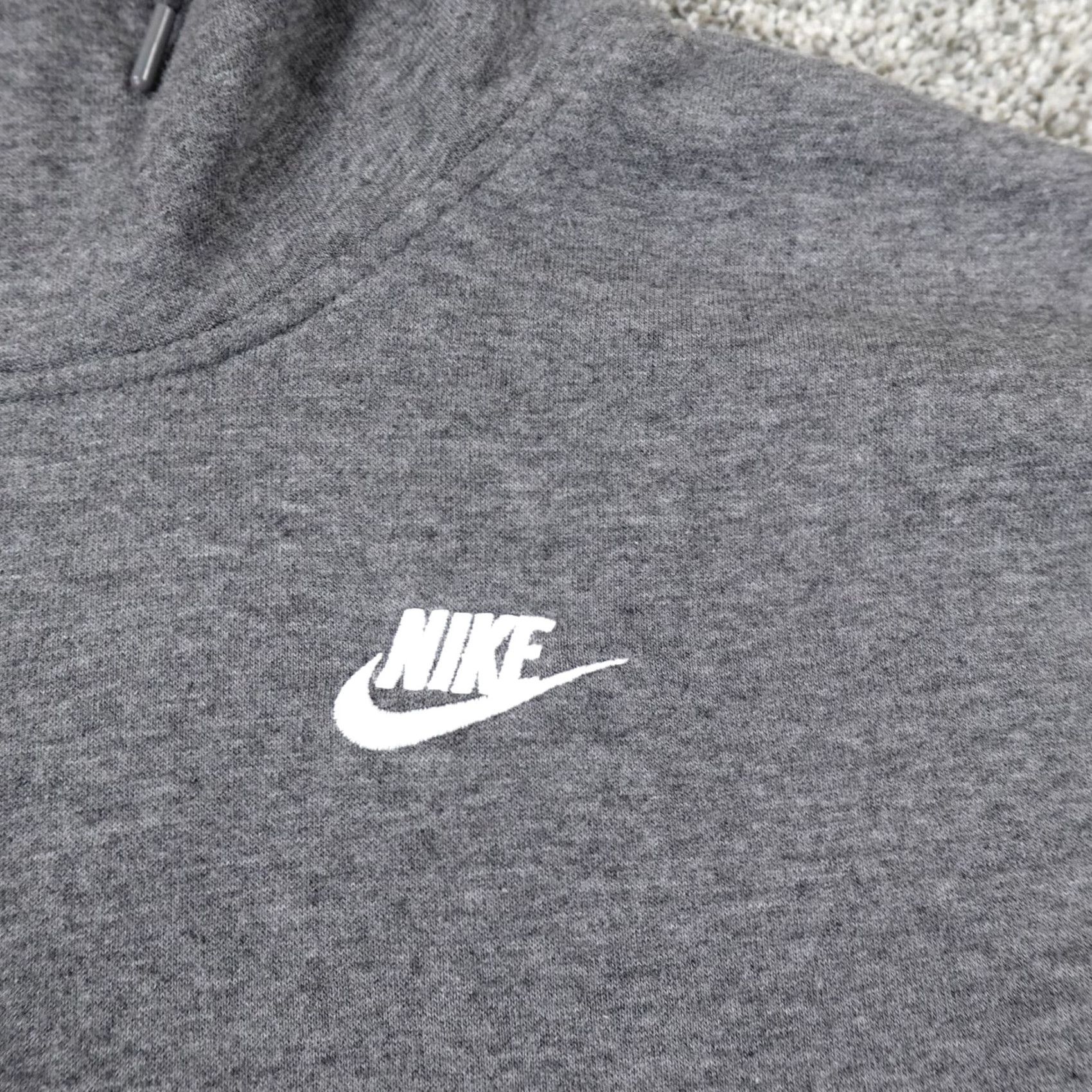 Nike Nike Sweater Mens Small Gray Swoosh Outdoor Athletic Sweatshirt Hoodie Size US S / EU 44-46 / 1 - 2 Thumbnail