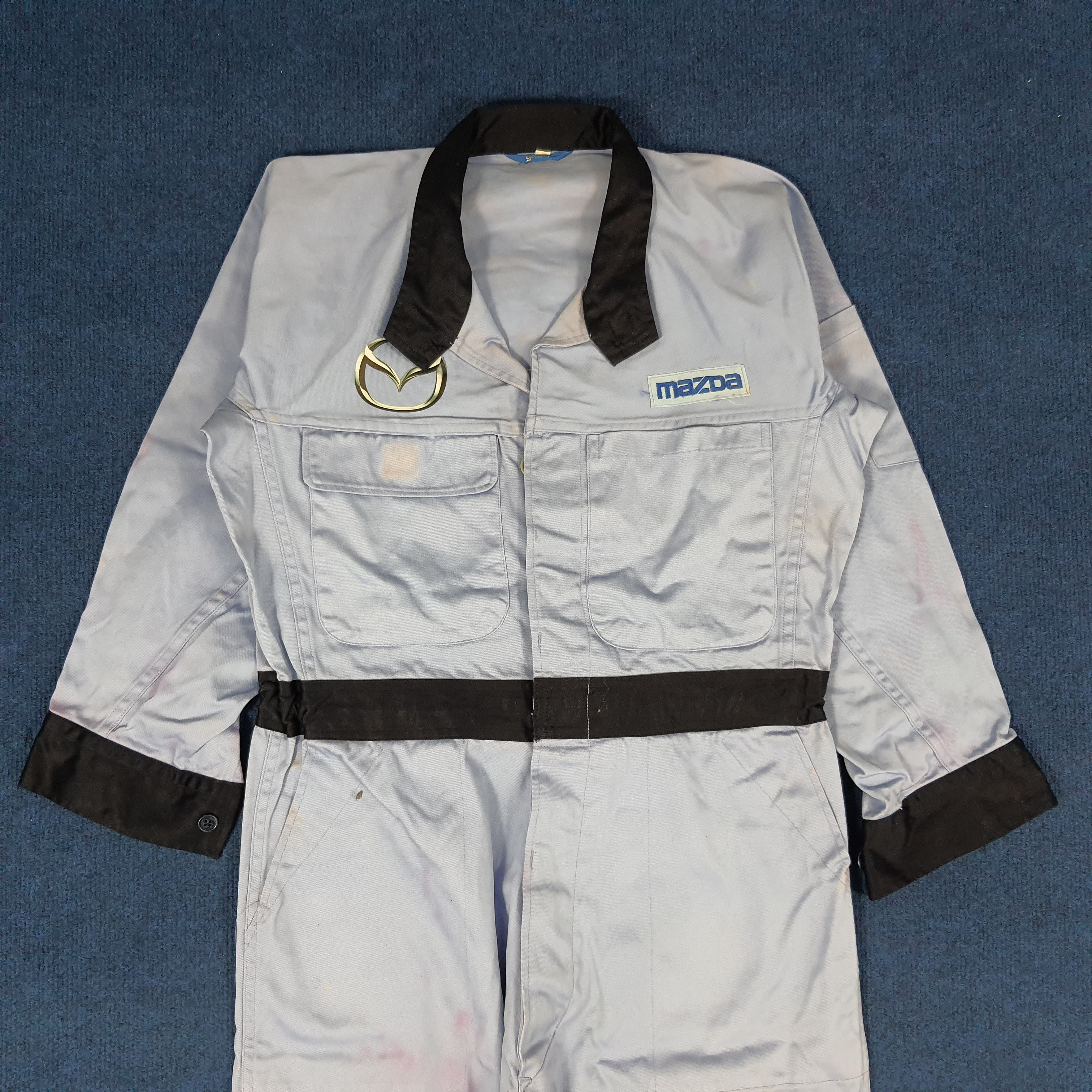 Japanese Brand × Vintage Vintage Mazda Japan Motorsports Racing Brand Coverall Size US S / EU 44-46 / 1 - 7 Thumbnail
