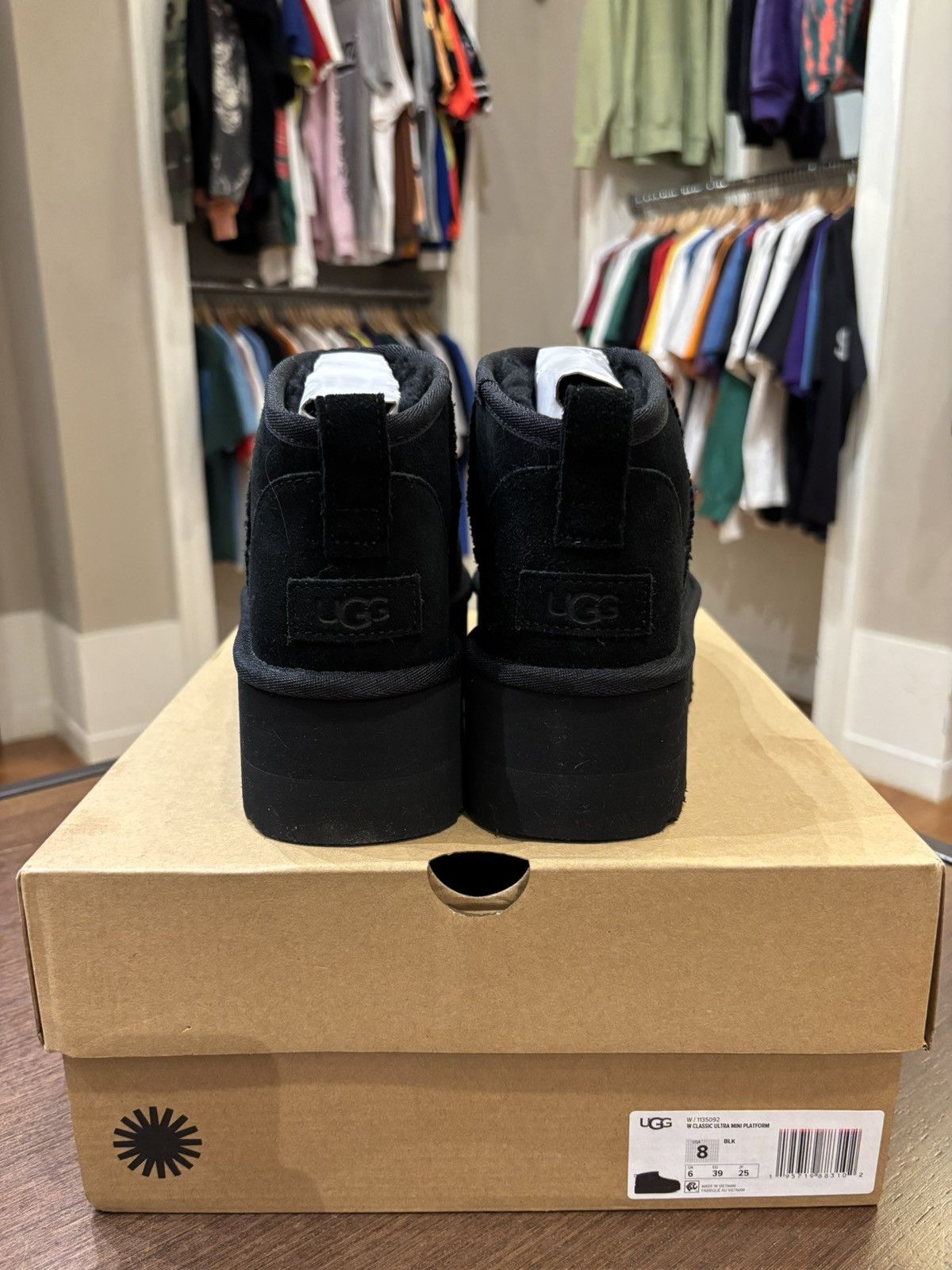 UGG Classic Ultra Mini Platform Boot Black (Women´s) Footwear