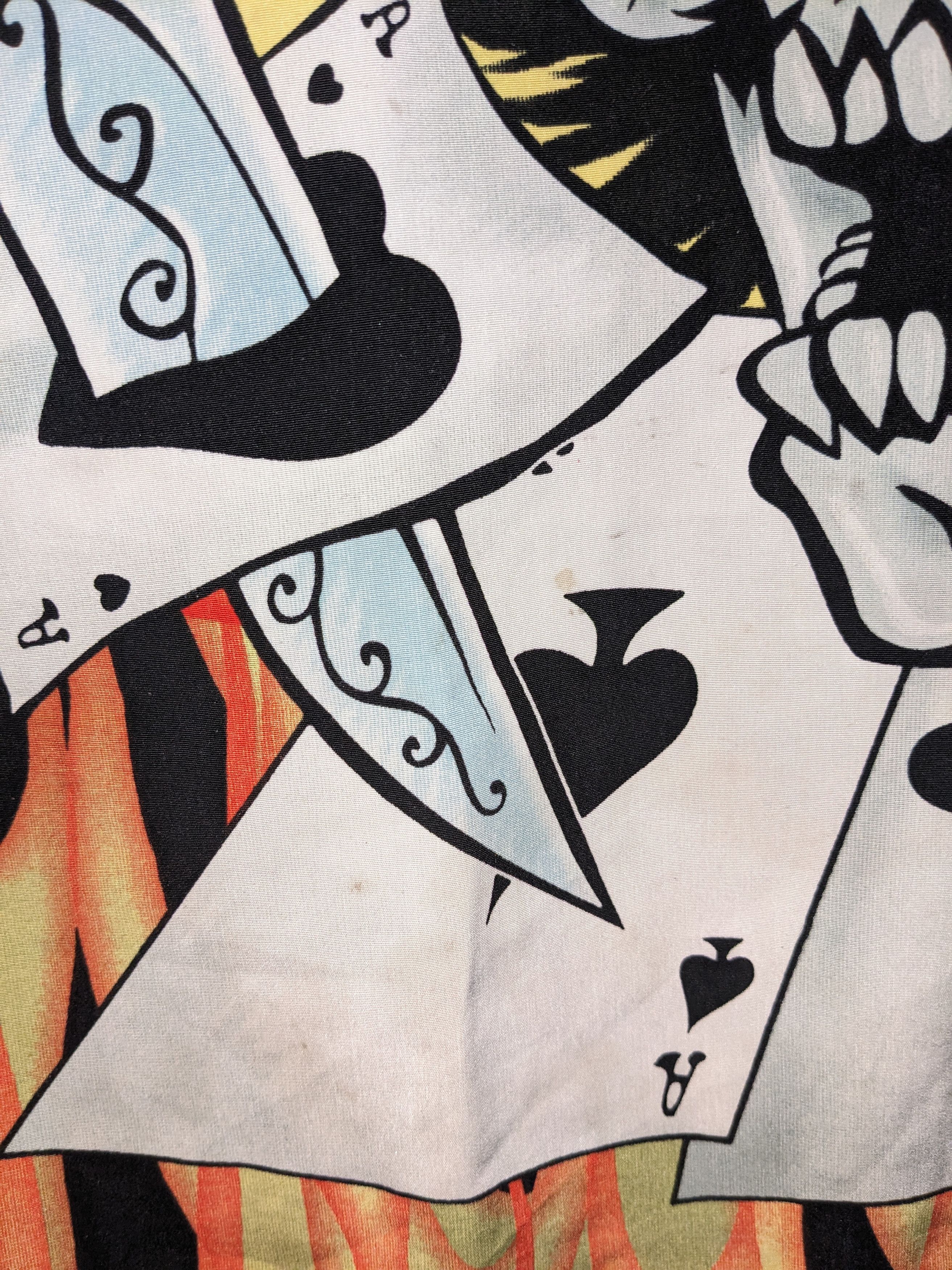 Vintage Vintage Y2K Skull Dice Aces Poker Flames Button Up Shirt Size US L / EU 52-54 / 3 - 4 Thumbnail