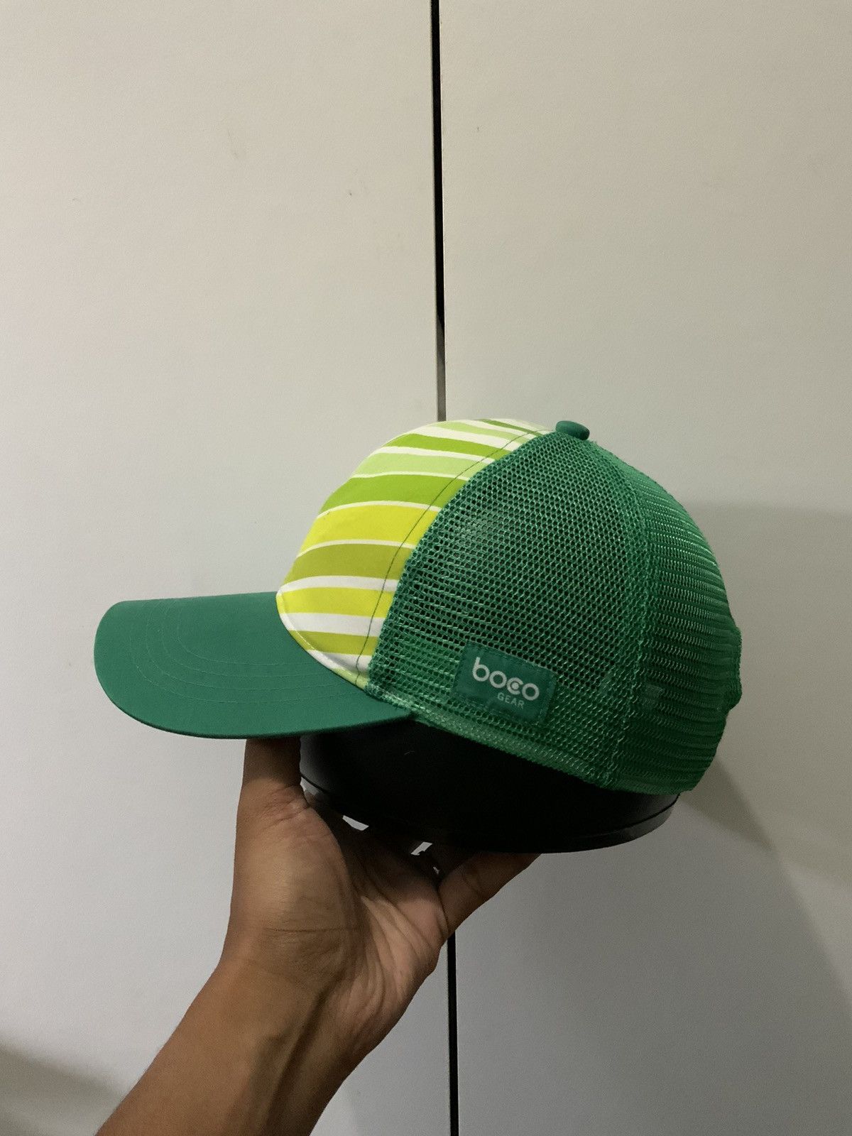 Japanese Brand Swap Adventure Team Green Bogo Gear Trucker Hat Size ONE SIZE - 2 Thumbnail