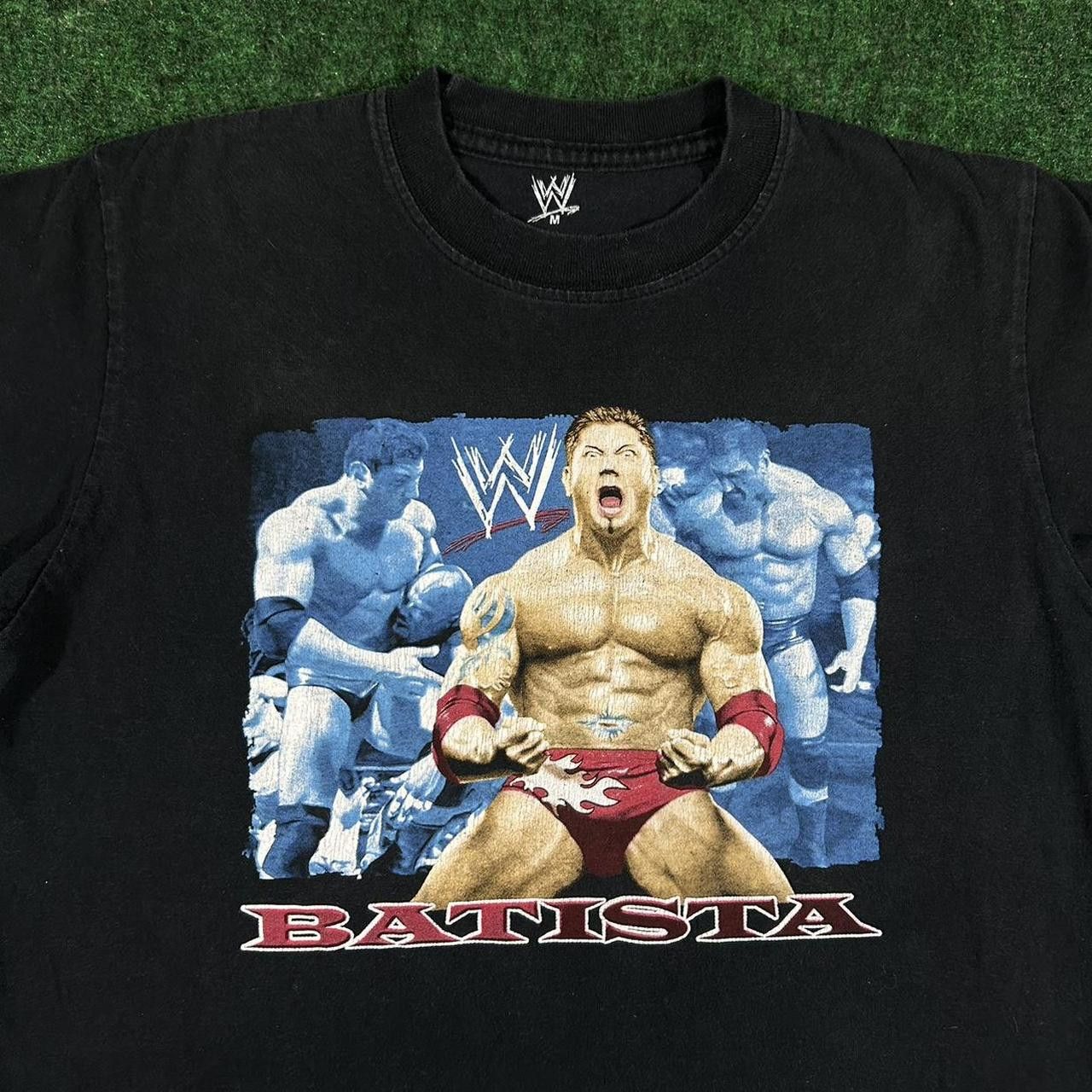 Vintage × WWE × WWF Vintage WWE Batista T-Shirt Size Medium Size US M / EU 48-50 / 2 - 2 Thumbnail