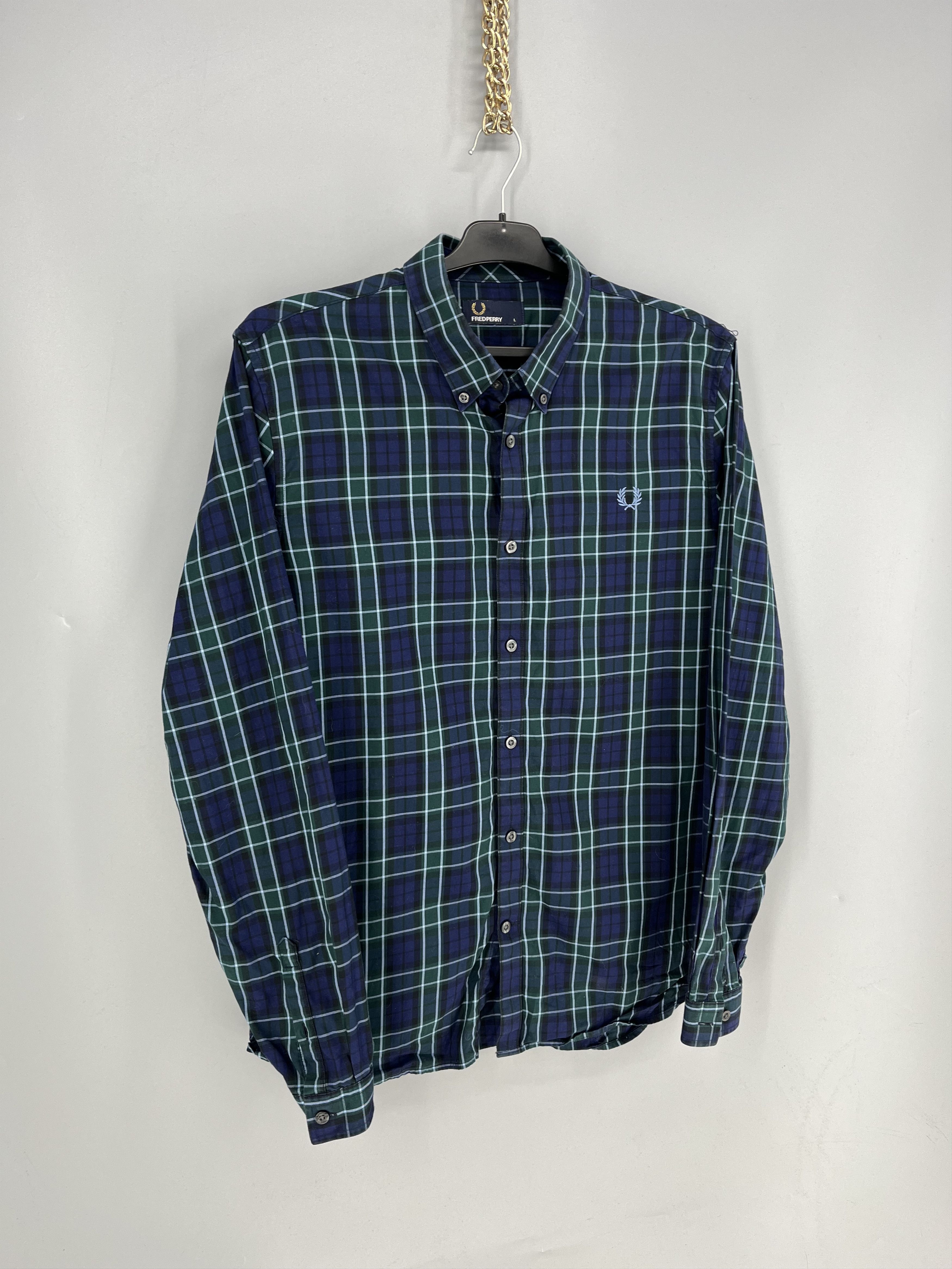 Fred Perry RARE FRED PERRY VINTAGE QUALITY BUTTON UP SHIRT Size US M / EU 48-50 / 2 - 2 Thumbnail