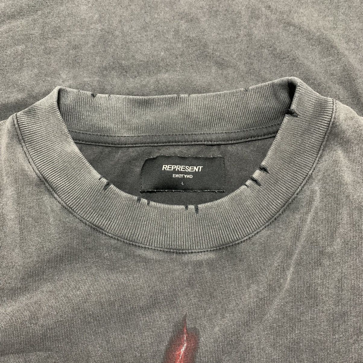 Represent Clo. Represent Large Faze Clan Vintage Grey Tee Size US L / EU 52-54 / 3 - 5 Thumbnail