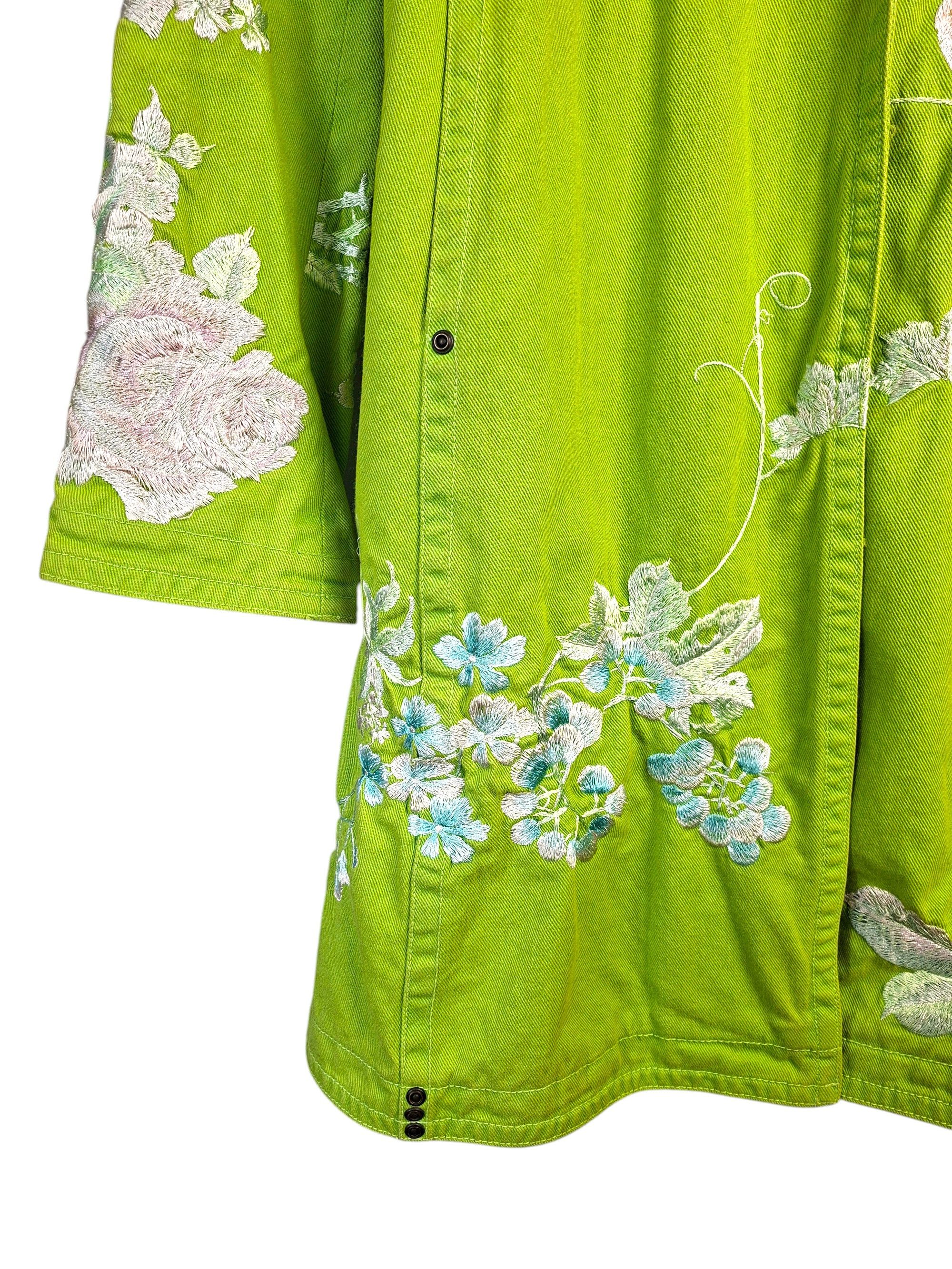 Johnny Was Johnny Was BIYA Two Ten Ten Five Embroidered Trench Coat Size M / US 6-8 / IT 42-44 - 11 Thumbnail