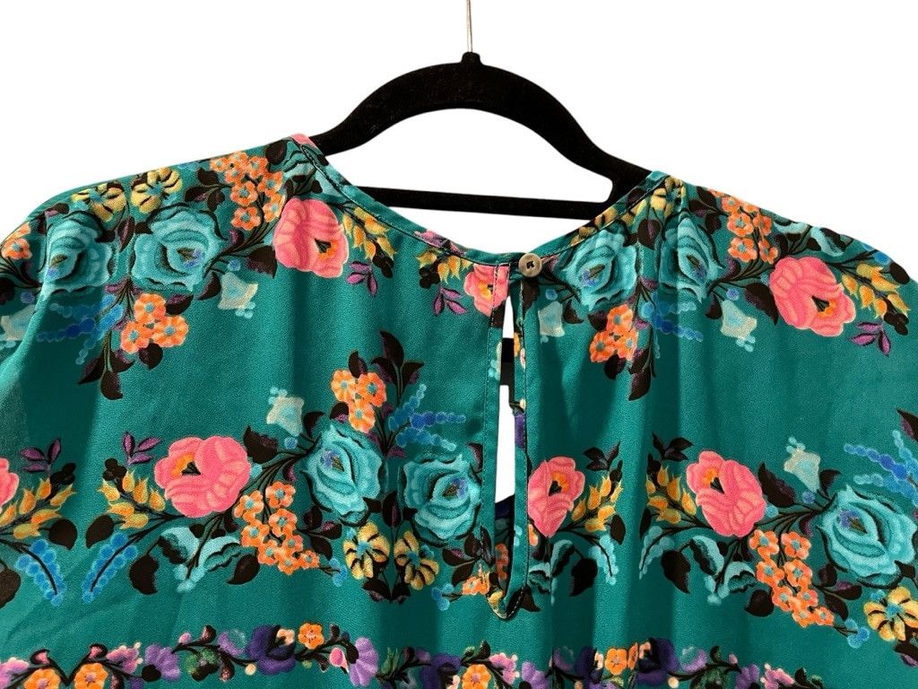 Show Me Your Mumu Rowdy Floral Short Sleeve Romper Size XS