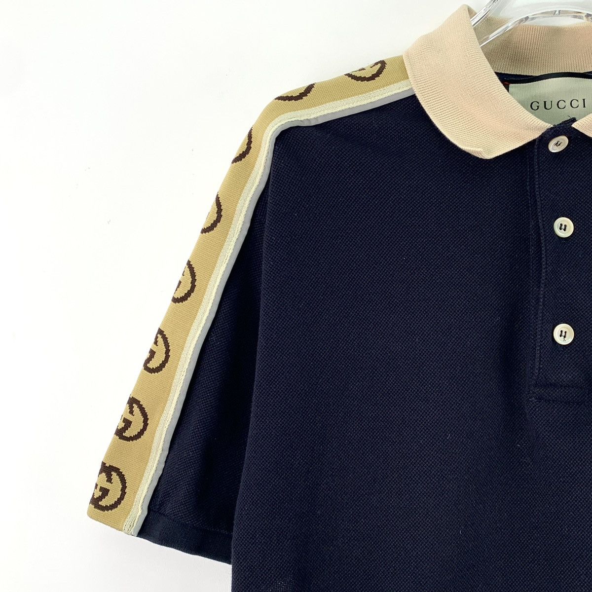 Gucci Gucci Collared Single-breasted Short Sleeve Polo Shirt K26WX Size S / US 4 / IT 40 - 3 Thumbnail