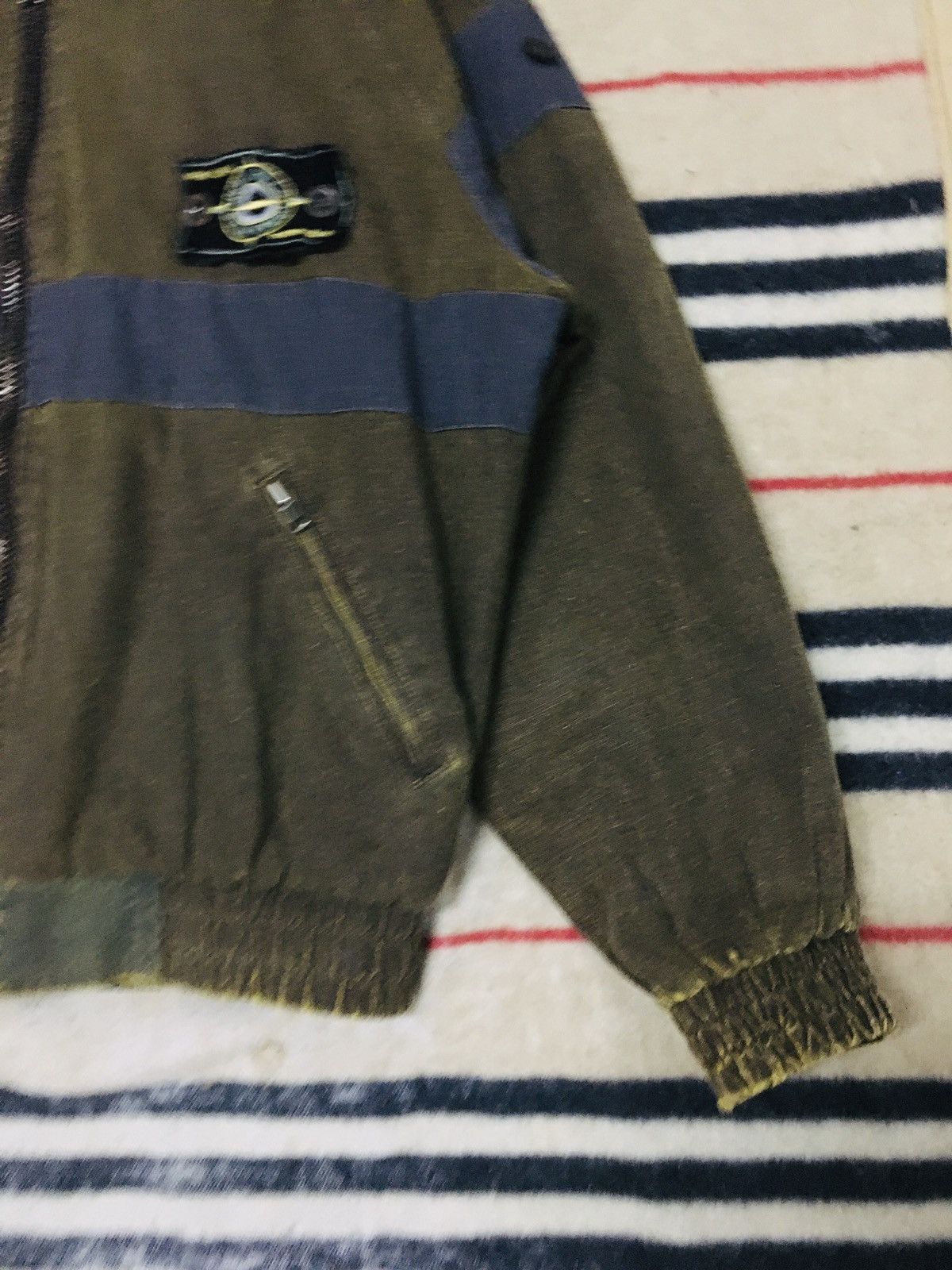 Urban Outfitters A07 Rare 🔴 Urban Hill Zipper Jacket (Stone Island Inspired) Size US L / EU 52-54 / 3 - 7 Thumbnail