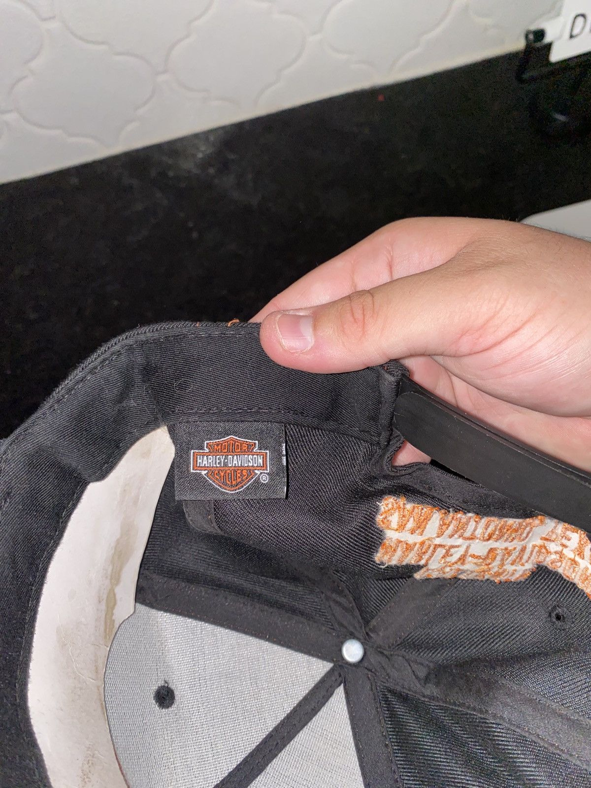 Harley Davidson Vintage 90s Harley Davidson san antonio snapback Size ONE SIZE - 4 Thumbnail