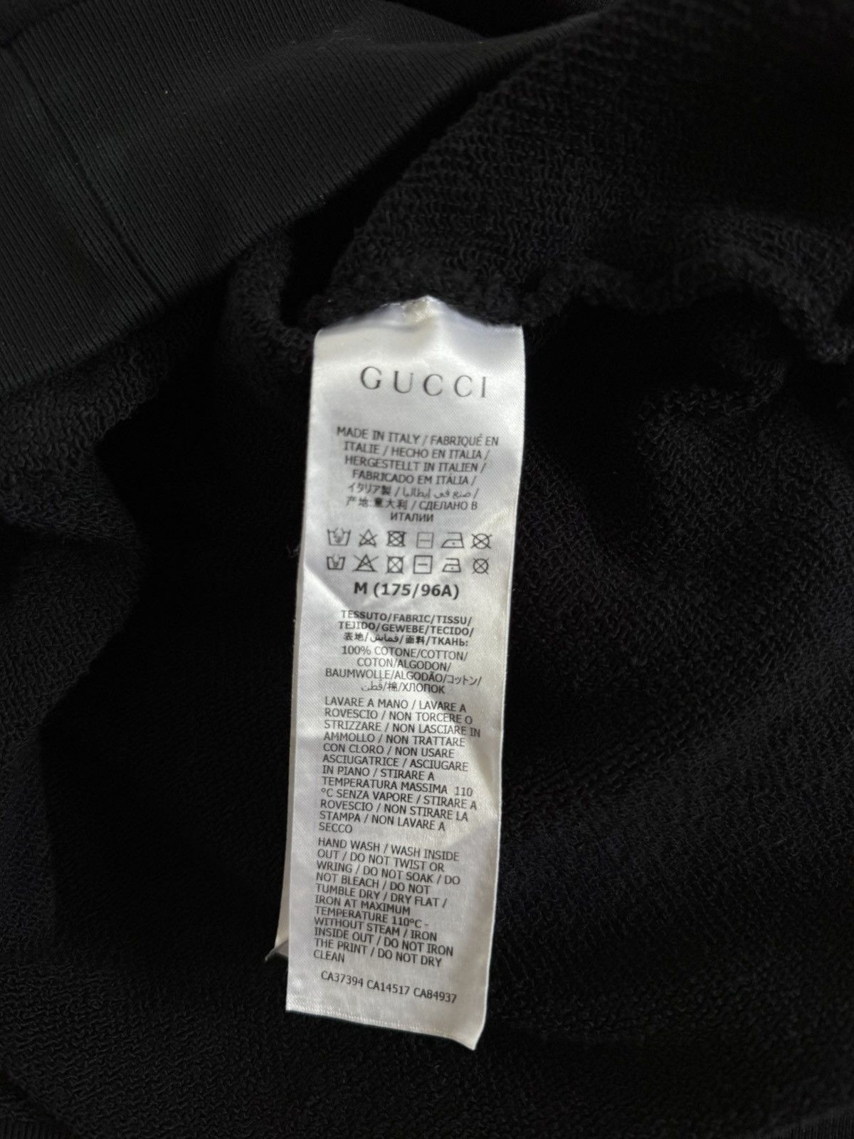 Gucci GUCCI SS21 “PRODIGE D’AMOUR” HOODIE Size US M / EU 48-50 / 2 - 5 Thumbnail