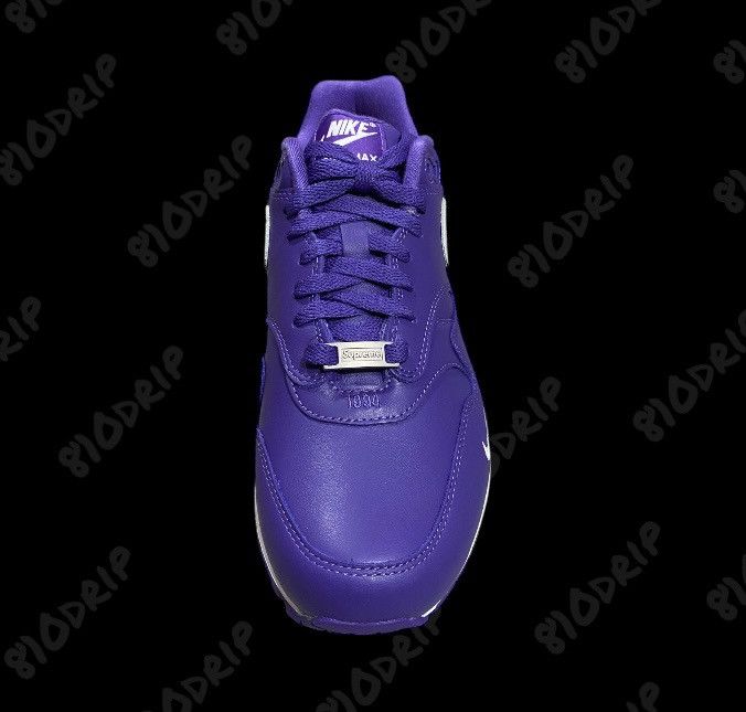 Nike × Supreme Supreme Nike Air Max 1 '87 SP Varsity Purple (9) Size US 9 / EU 42 - 2 Thumbnail