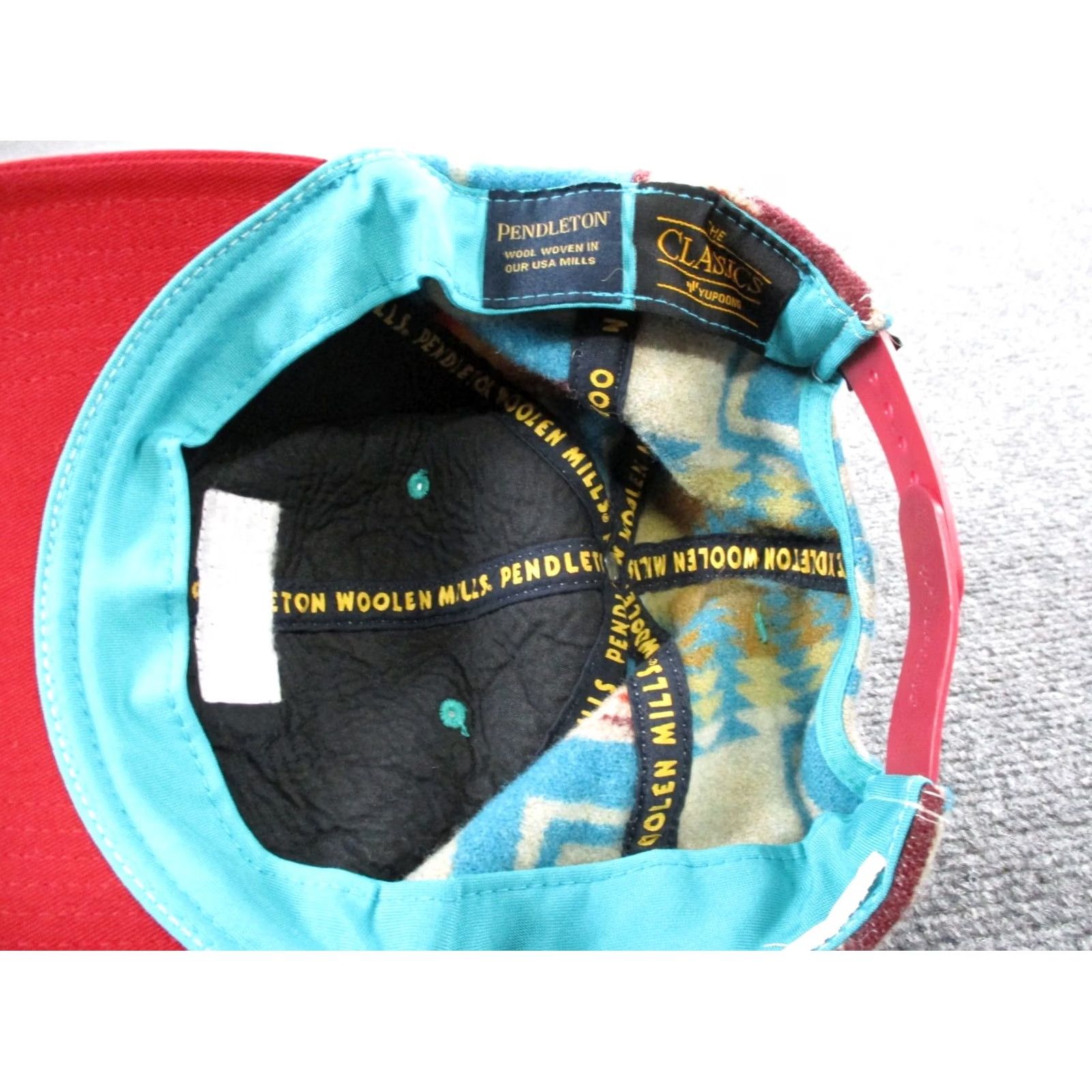 Pendleton Pendleton Hat Mens Wool Southwestern Aztec Tribal Cap Yupoong Strapback USA Made Size ONE SIZE - 6 Thumbnail