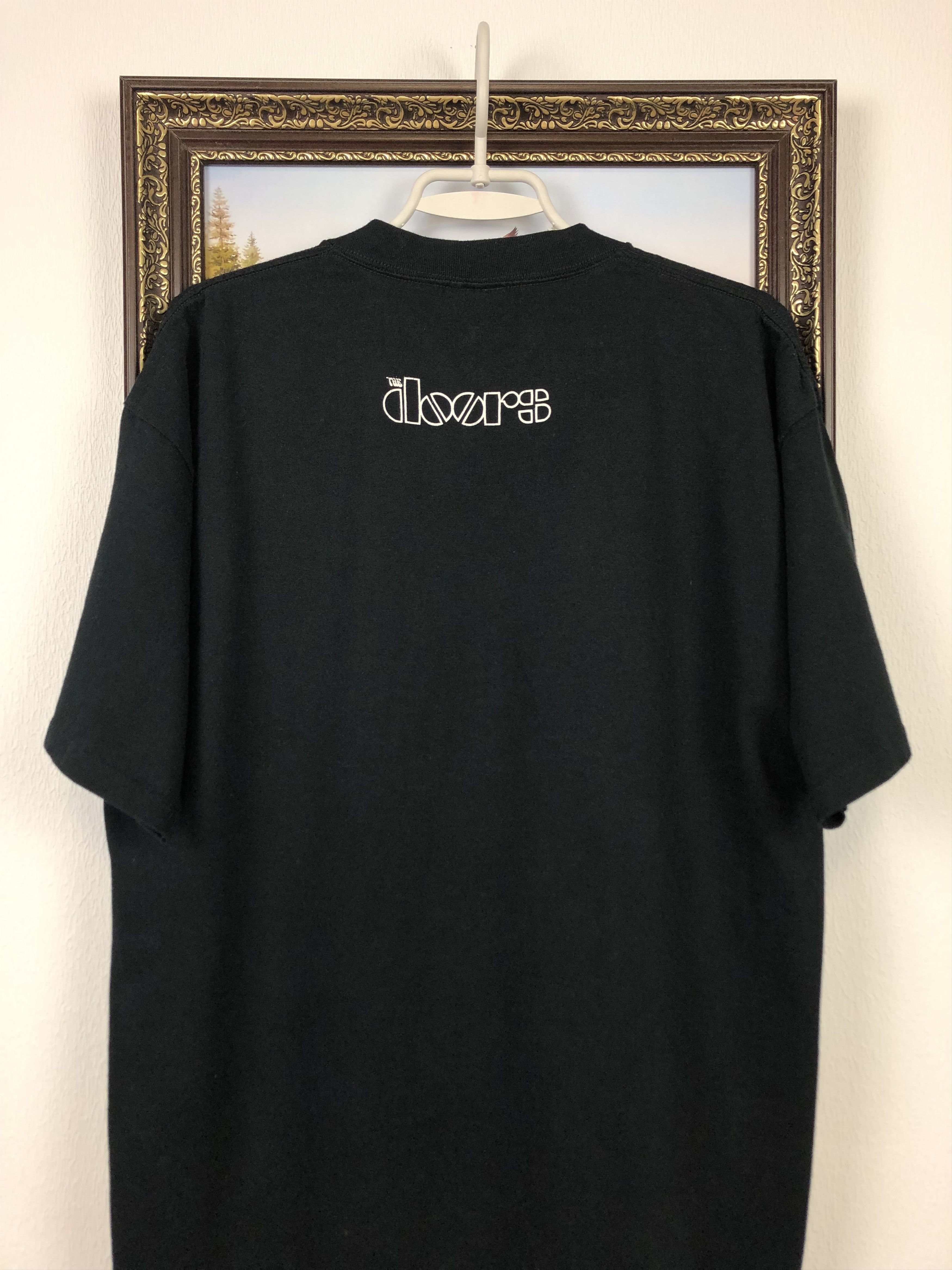 Band Tees Vintage 90's The Doors Jim Morrison Band Tee Shirt Rare Size US XL / EU 56 / 4 - 12 Thumbnail
