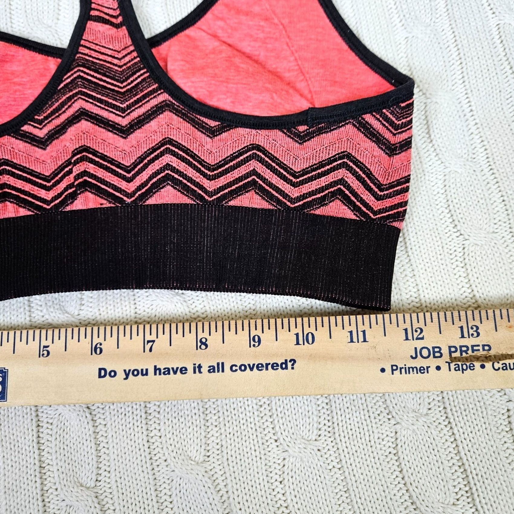 Lululemon Lululemon Women's Ebb & Flow Racerback Sports Bra Size 4 Multicolor Logo Adjustable Wireless Nylon Polyester Spandex Activewear Sports Bra Girls/Women Size ONE SIZE - 3 Thumbnail