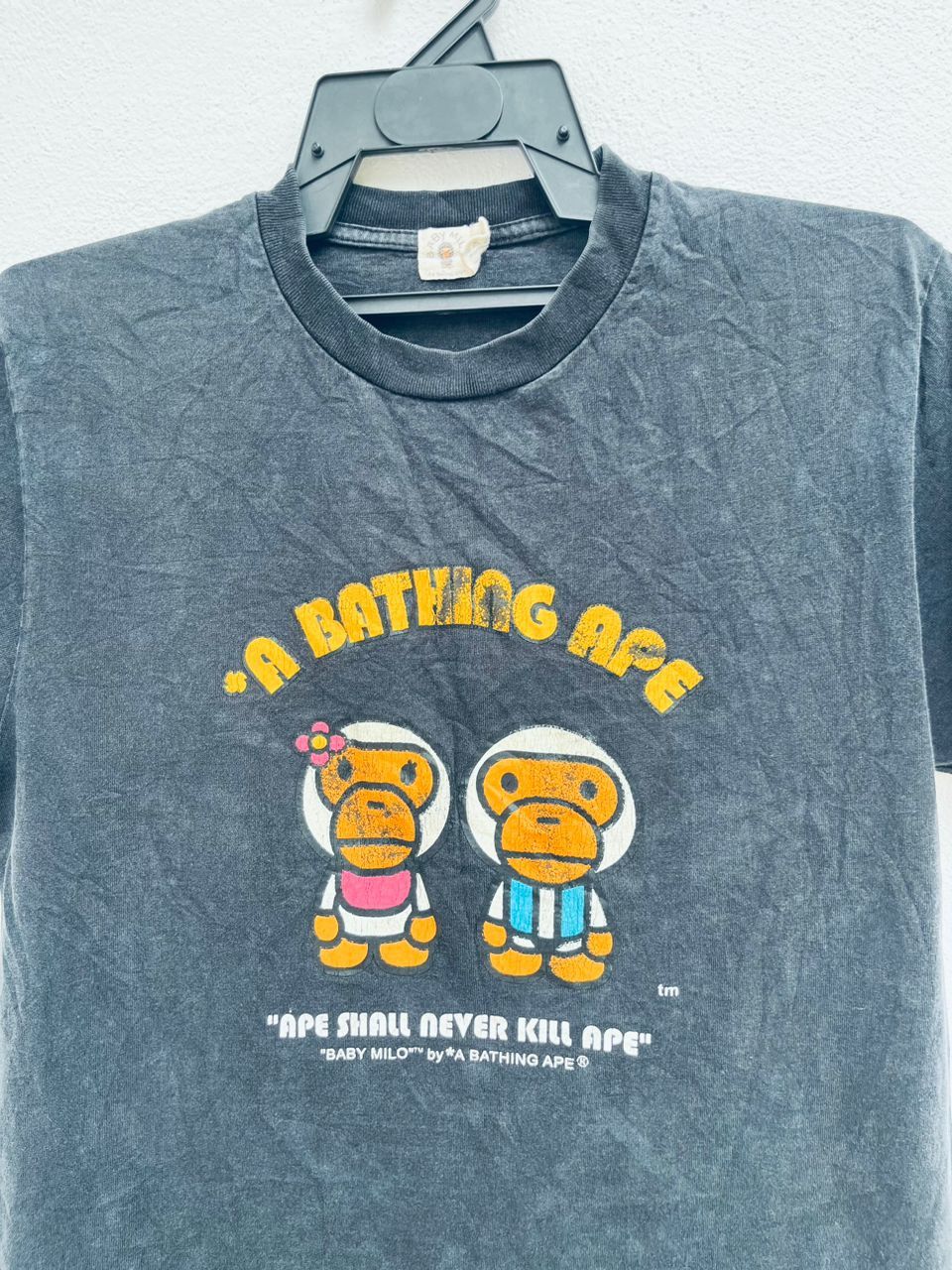 Japanese Brand × Vintage Vintage A Bathing Ape Baby Milo Japanese Designer Fashion Size US M / EU 48-50 / 2 - 3 Thumbnail