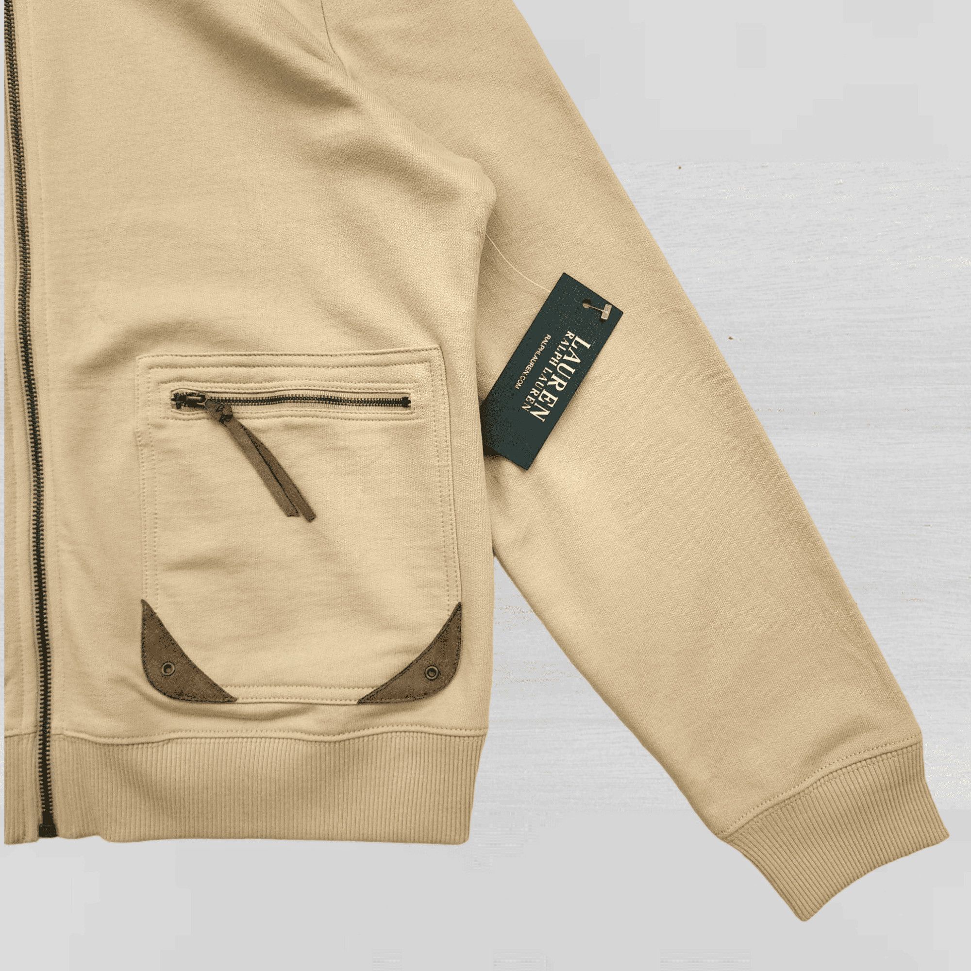 Lauren Ralph Lauren Ralph Lauren track jacket leather details M - Fashionella Size US M / EU 48-50 / 2 - 4 Thumbnail