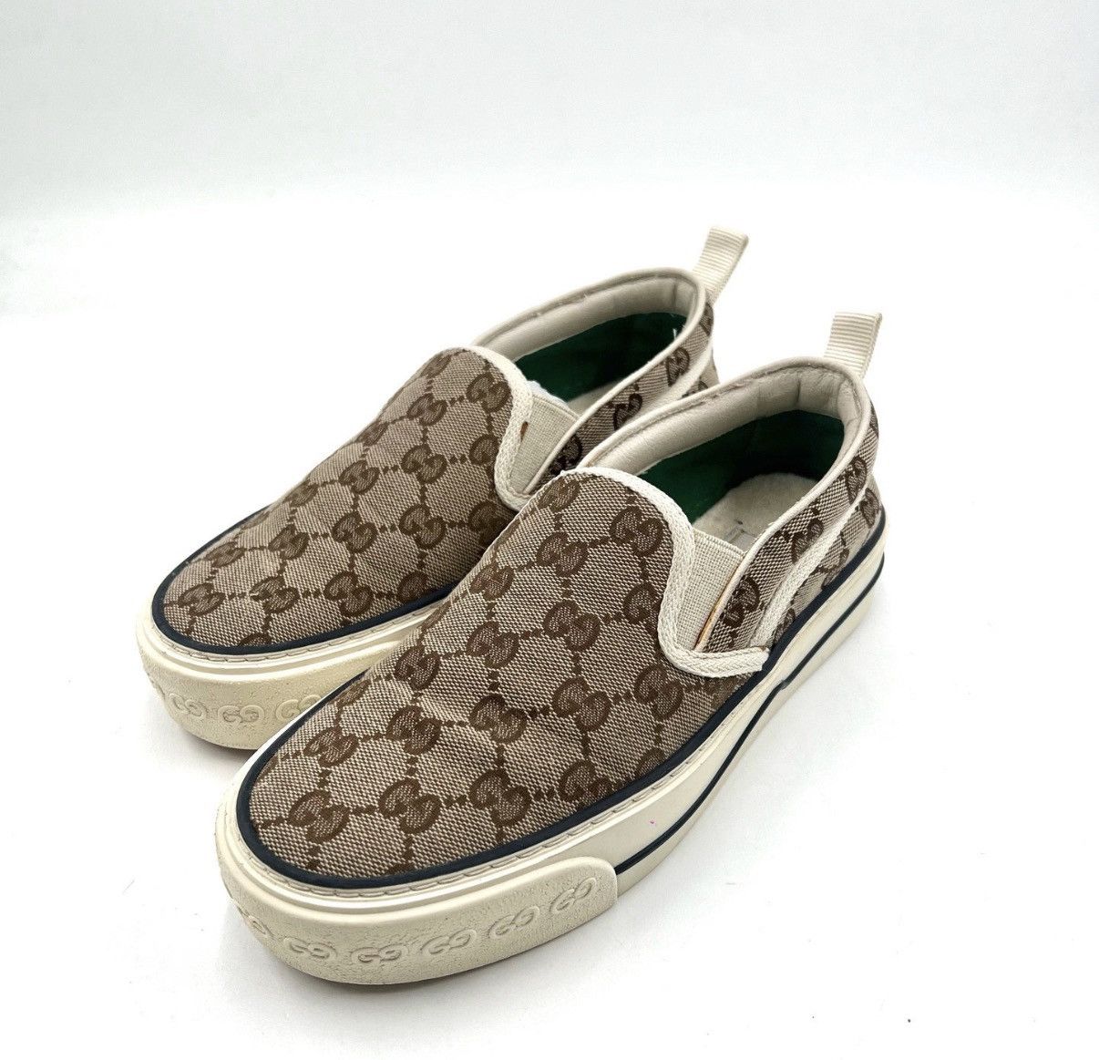 Gucci GUCCI Canvas Platform Low-Top Sneakers K12 Size US 6 / IT 36 - 1 Thumbnail