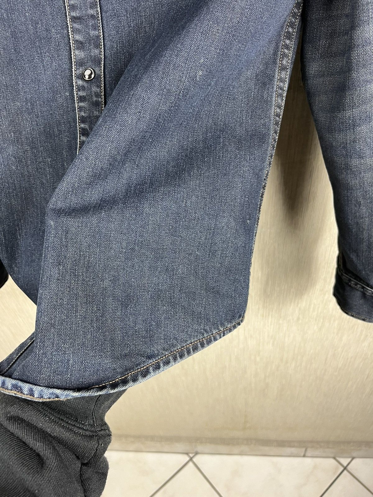 Allsaints Allsaints denim canton ls shirt distressed washed jacket Size US S / EU 44-46 / 1 - 13 Thumbnail