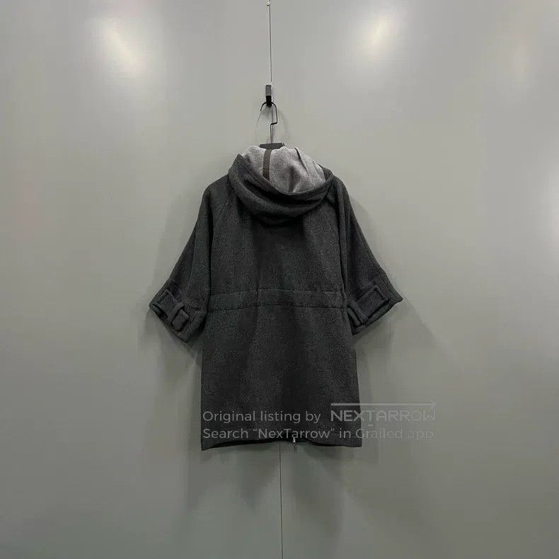 Other Max Mara Dark Grey Hooded Coat Size S / US 4 / IT 40 - 2 Thumbnail
