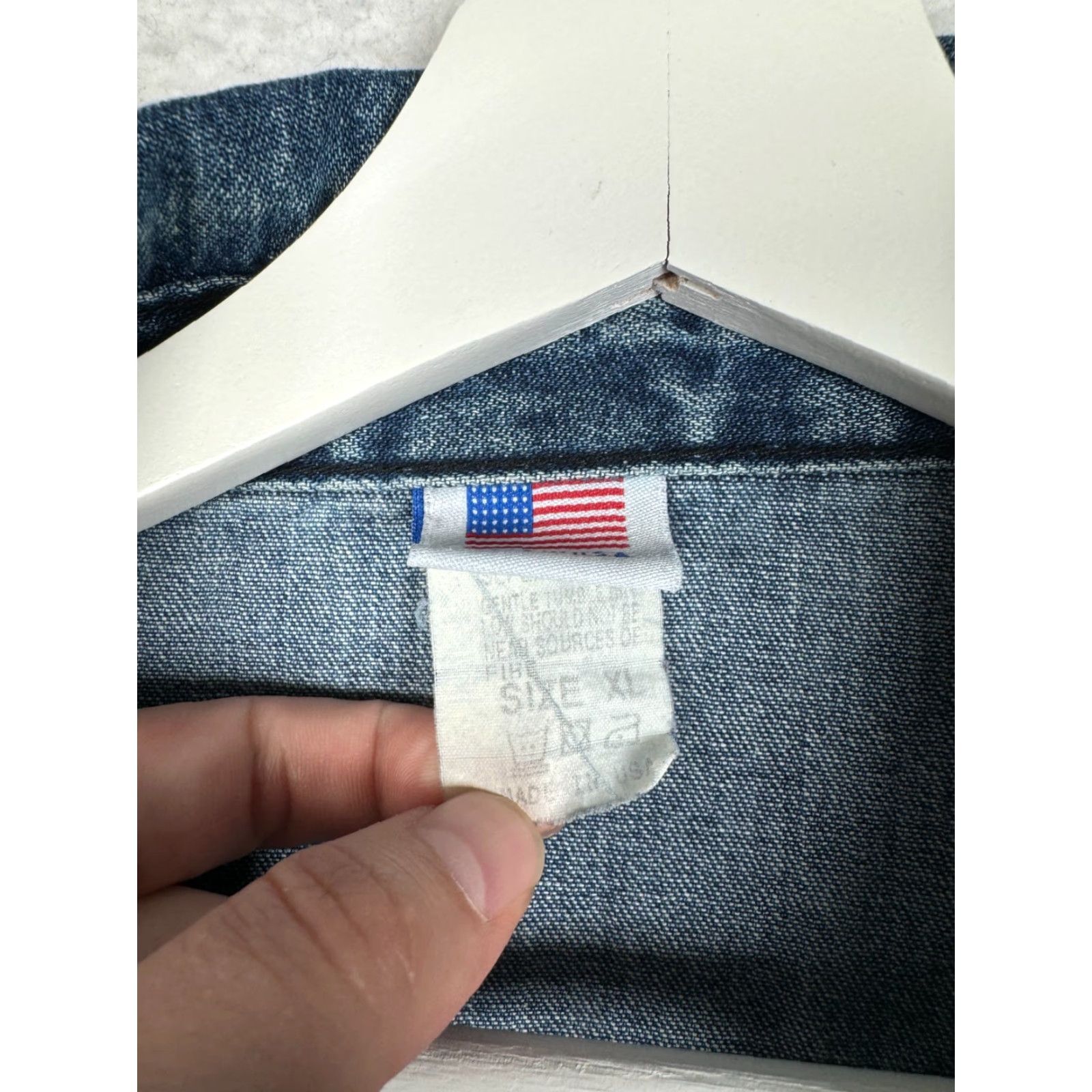 J Brand VINTAGE Pointer Brand Denim Jacket Mens XL Local 512 Embroidered Blue Cotton Chest 50 In Regular Jacket Outdoor Mens Size US XL / EU 56 / 4 - 6 Thumbnail