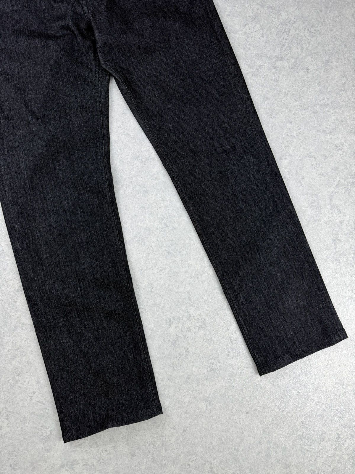 Z Zegna Z Zegna Black Denim Jeans Classic Fit W34 Size US 34 / EU 50 - 2 Thumbnail