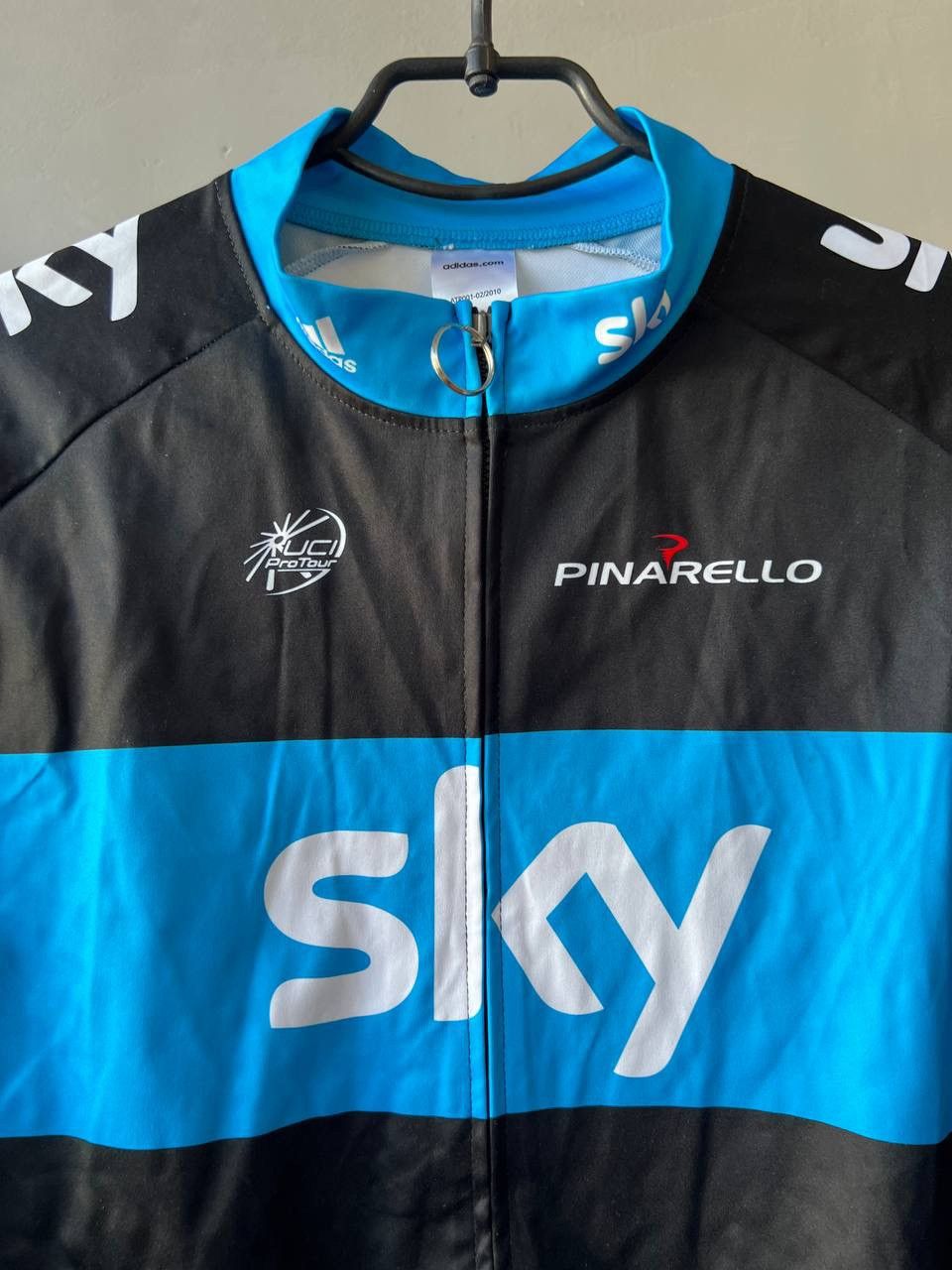 Adidas 2010 ADIDAS PINARELLO SKY PRO TOUR CYCLING BIKE VEST JERSEY Size US XXL / EU 58 / 5 - 4 Thumbnail