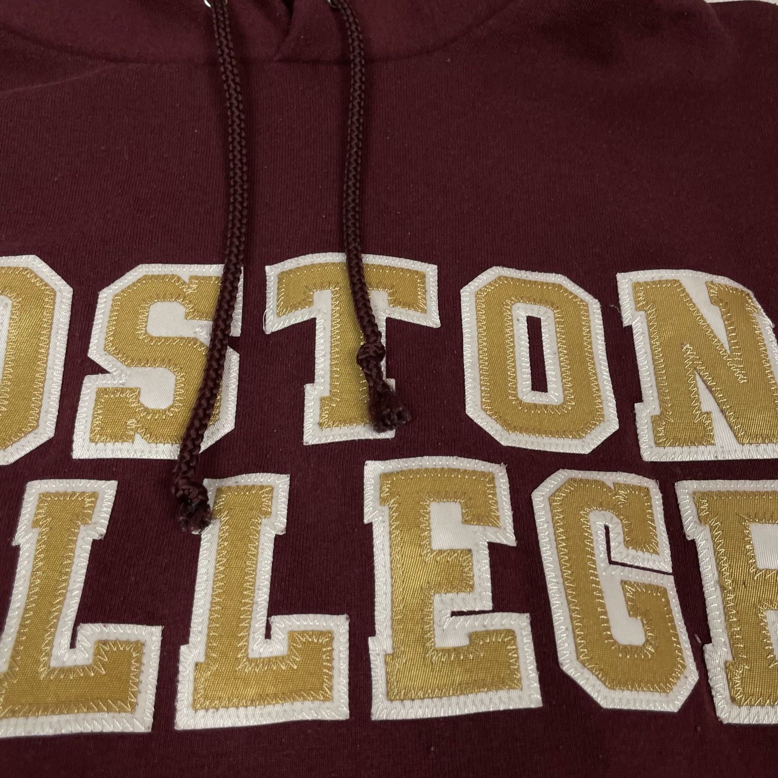 Champion × Vintage Champion Eco Fleece Men Red Boston College Pullover Hoodie L Size US L / EU 52-54 / 3 - 4 Thumbnail