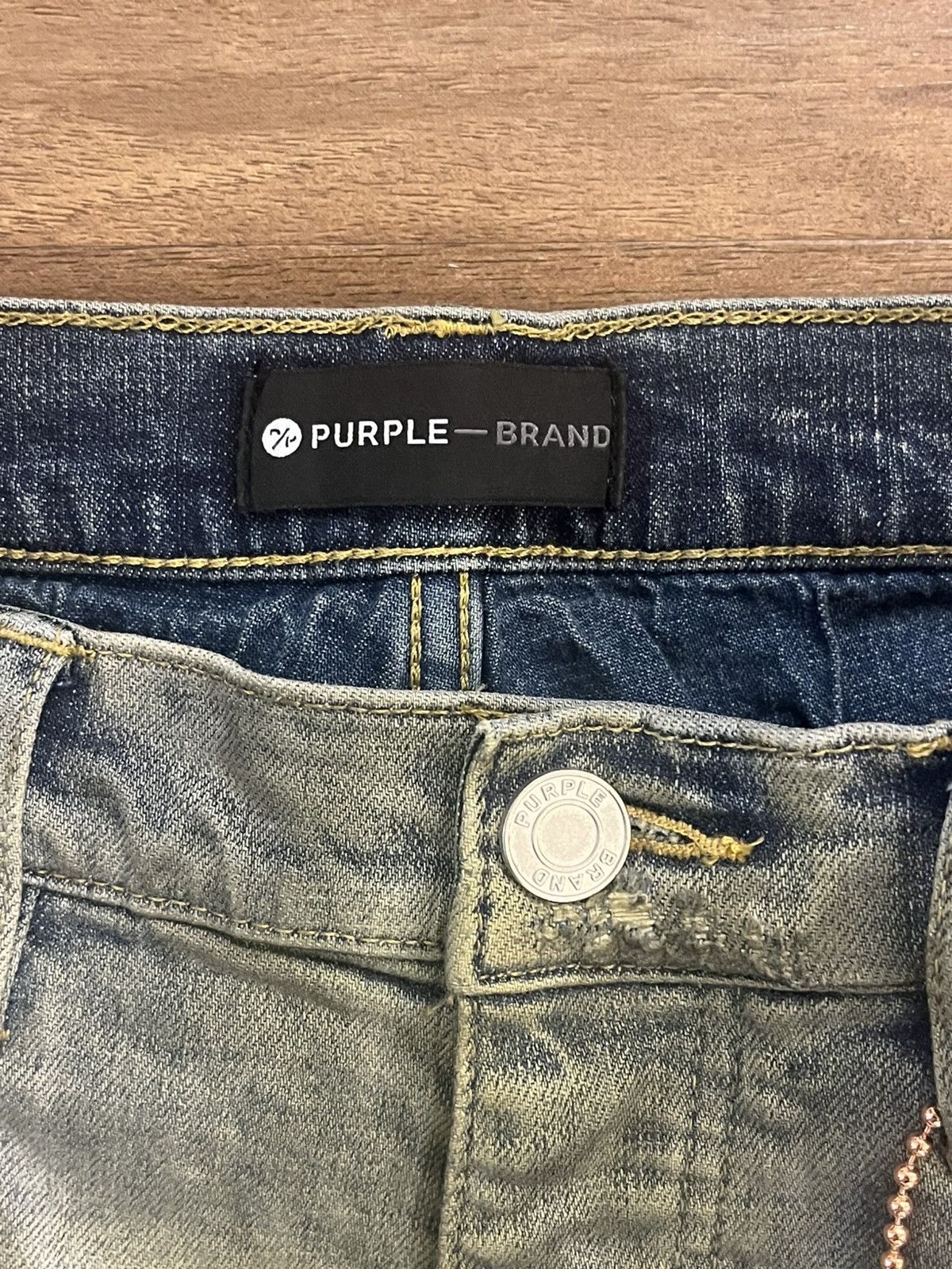 Purple Brand Light dirty blowout jeans sz 32 new Size US 32 / EU 48 - 8 Thumbnail