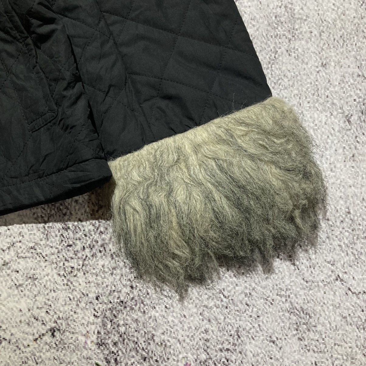 Uniqlo 2000s Uniqlo Winter Quilted Fur Trim Jacket Punk Style Size L / US 10 / IT 46 - 10 Thumbnail