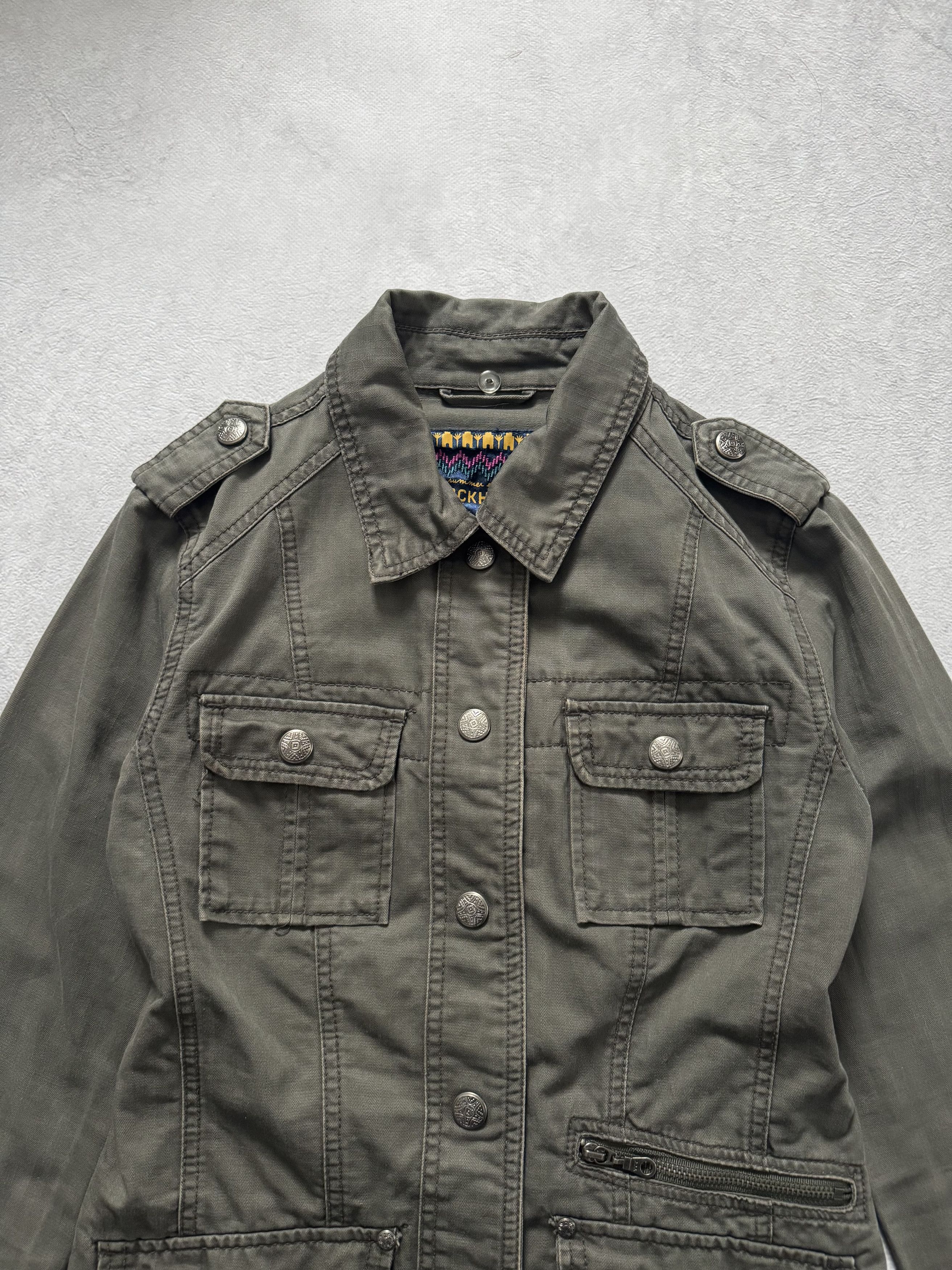 Vintage Japanese Style Vintage Y2K Grunge Military Field Jacket Size S / US 4 / IT 40 - 6 Thumbnail