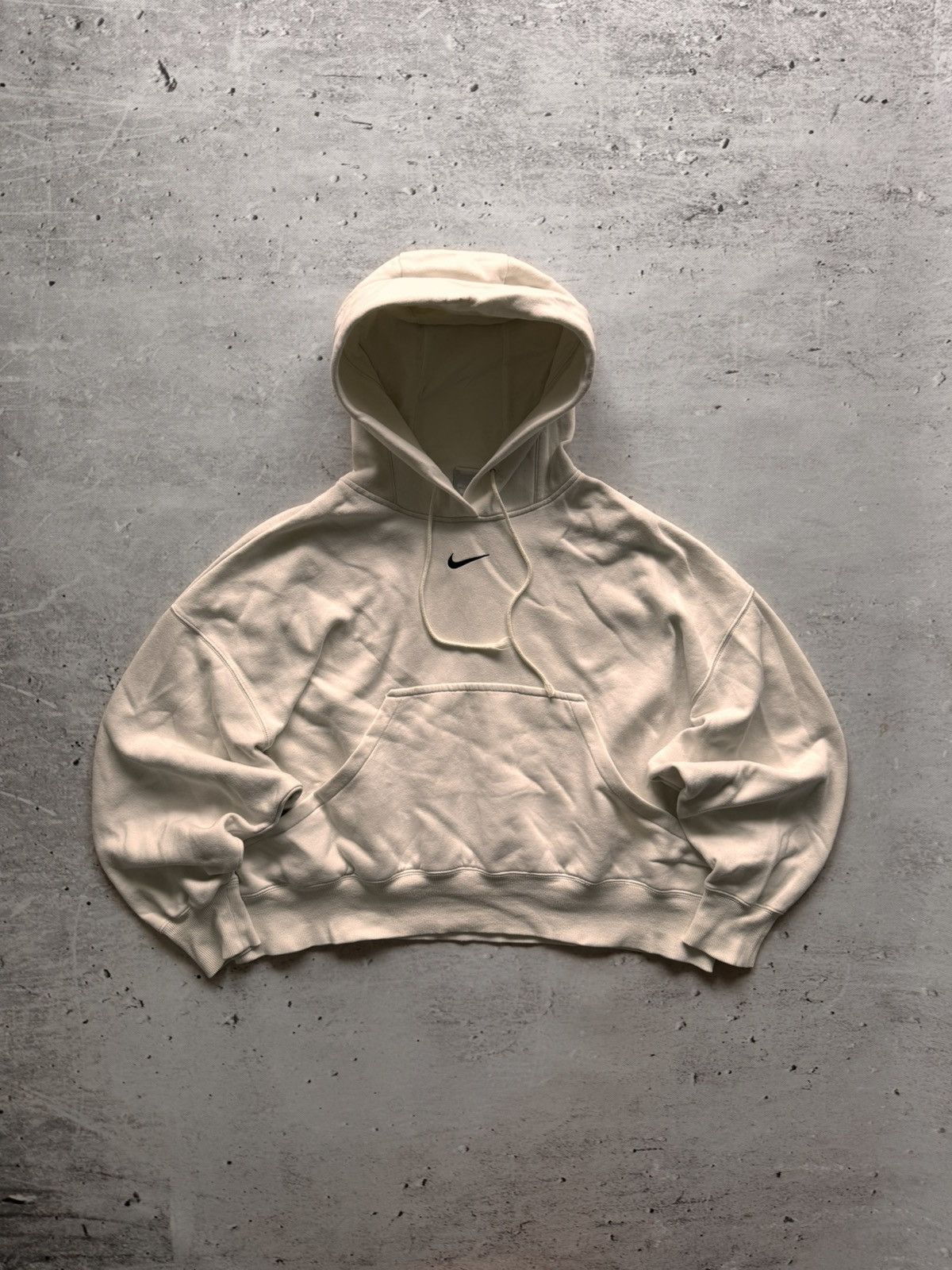 Nike × Vintage NIKE VINTAGE CENTER LOGO OVERSIZE BOXY HOODIE Size US M / EU 48-50 / 2 - 1 Thumbnail