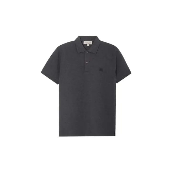 Burberry Burberry Men's Short Sleeve Polo Shirt in Dark Gray Size US XL / EU 56 / 4 - 1 Thumbnail