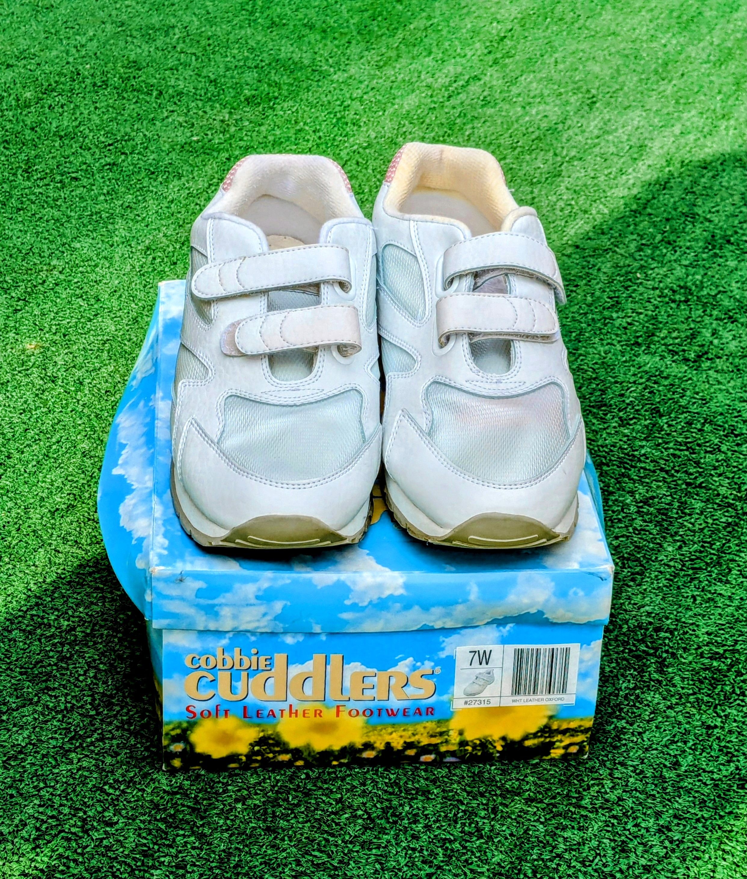Vintage VTG Cobbie Cuddlers Pacific Walkers Leather Oxford Shoes Size US 7 / IT 37 - 2 Thumbnail