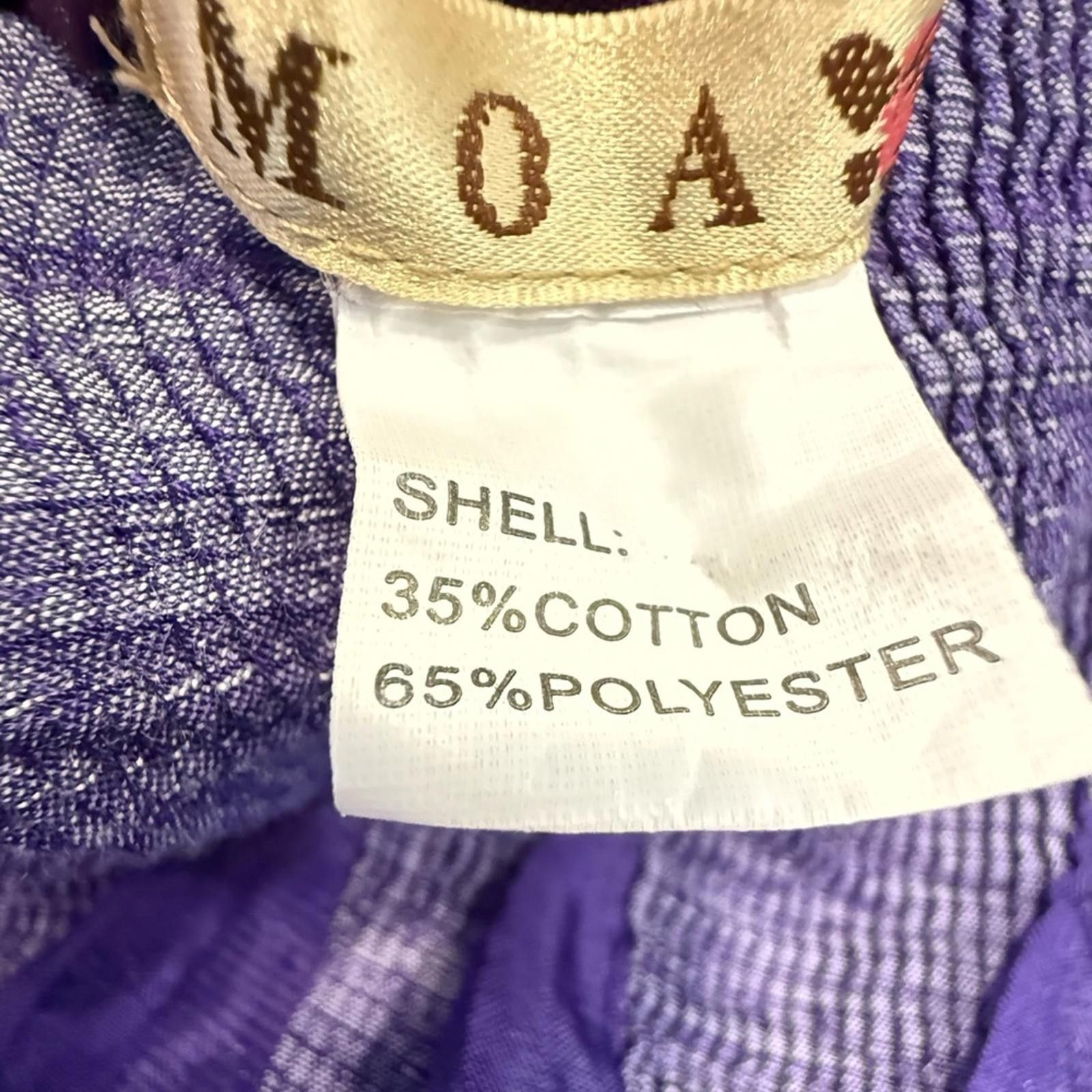 Other MOA purple embroidered floral pleated midi dress SZ 6 Size M / US 6-8 / IT 42-44 - 6 Thumbnail