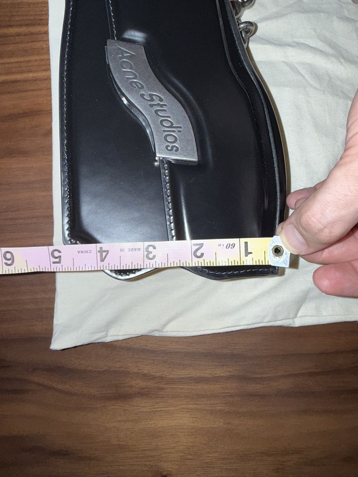 Acne Studios Acne Studios Leather Wavy Bag with Metal Handle Size ONE SIZE - 9 Thumbnail