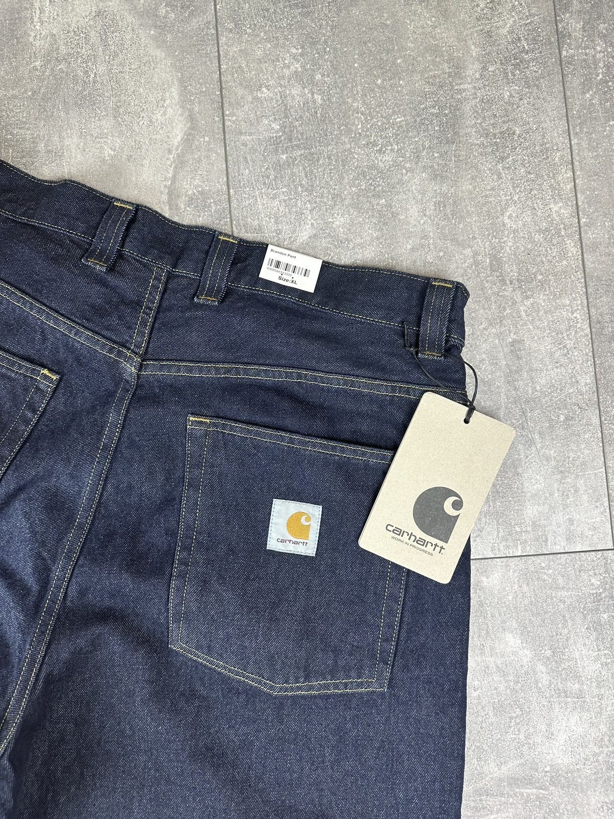 Carhartt Carhartt WIP Brandon Patch Logo Jeans Pants Size US 40 / EU 56 - 6 Thumbnail