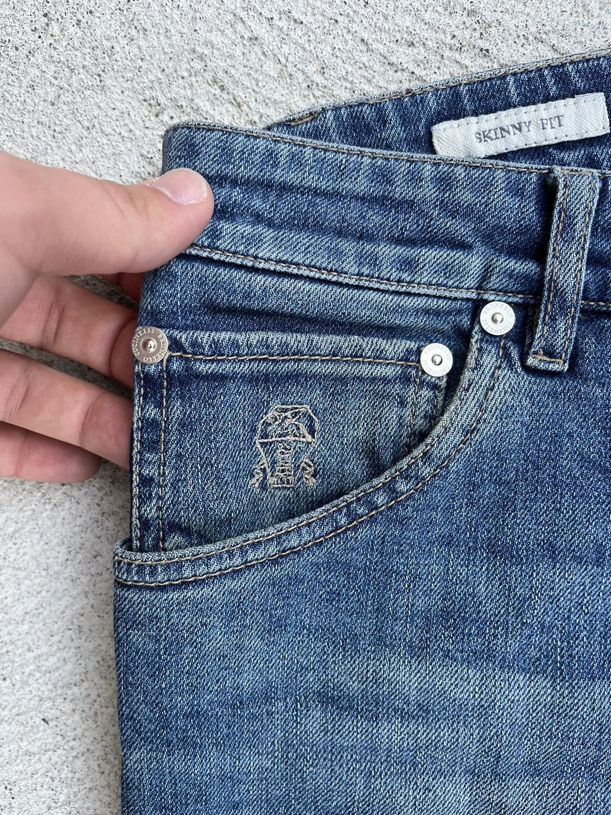 Brunello Cucinelli Brunello Cucinelli Skinny fit Denim Size US 34 / EU 50 - 6 Thumbnail