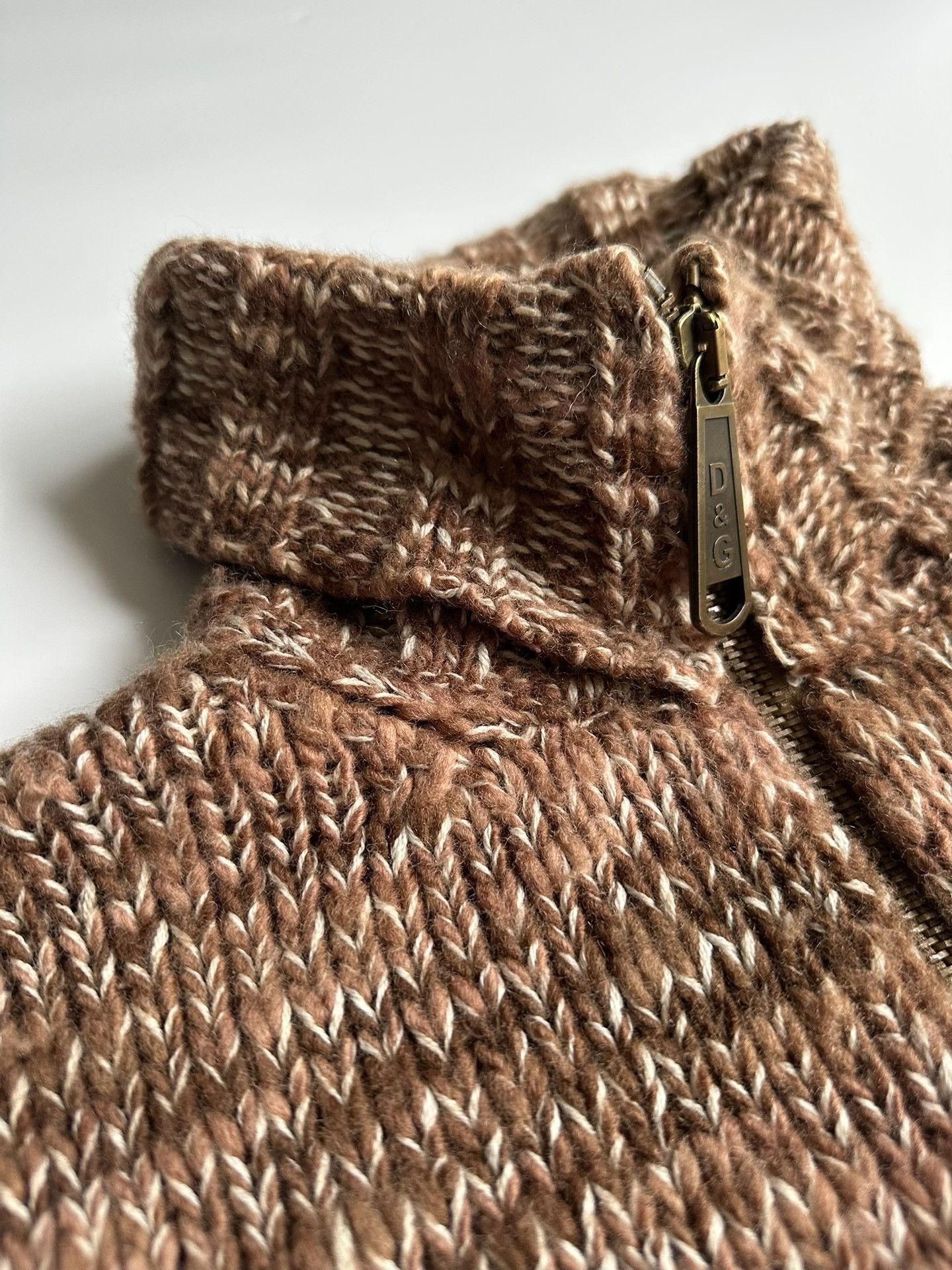 Dolce & Gabbana Dolce & Gabbana Zippered stand-up collar sweater jacket| Size US L / EU 52-54 / 3 - 2 Thumbnail