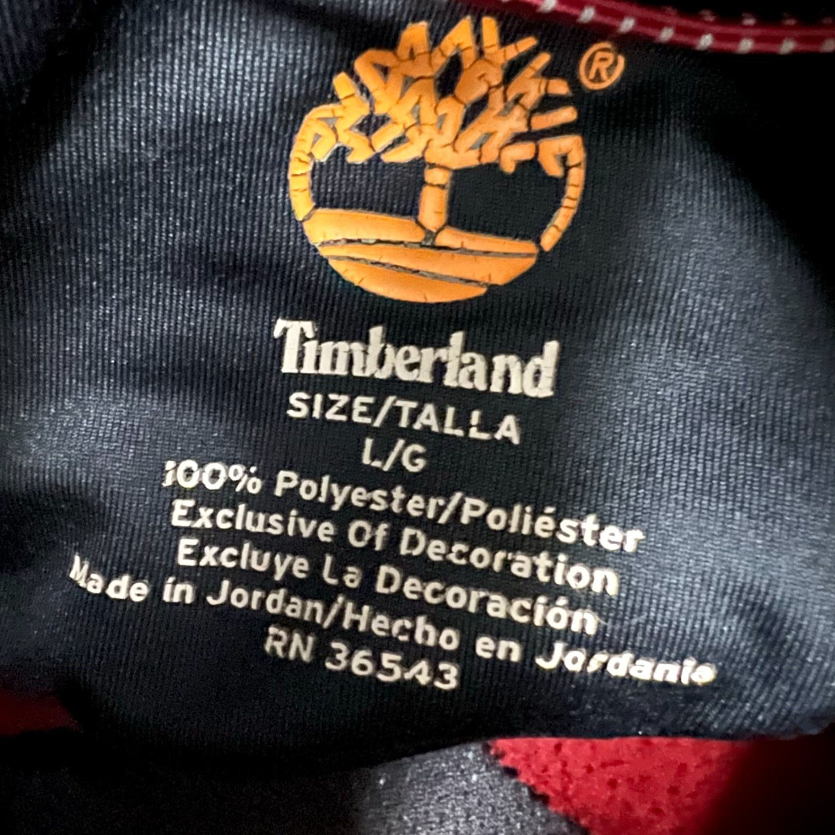 Timberland Timberland fleece jacket Mens Large full zip sweatshirt Red outdoor casual Jacket Size US L / EU 52-54 / 3 - 5 Thumbnail