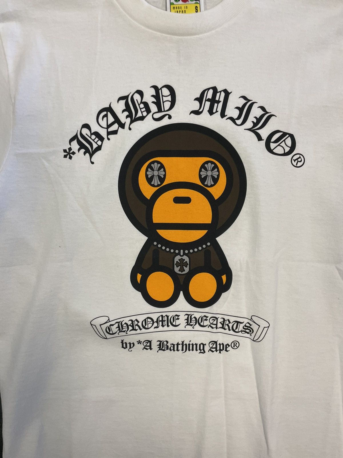 Bape x Chrome Hearts Baby Milo Tee