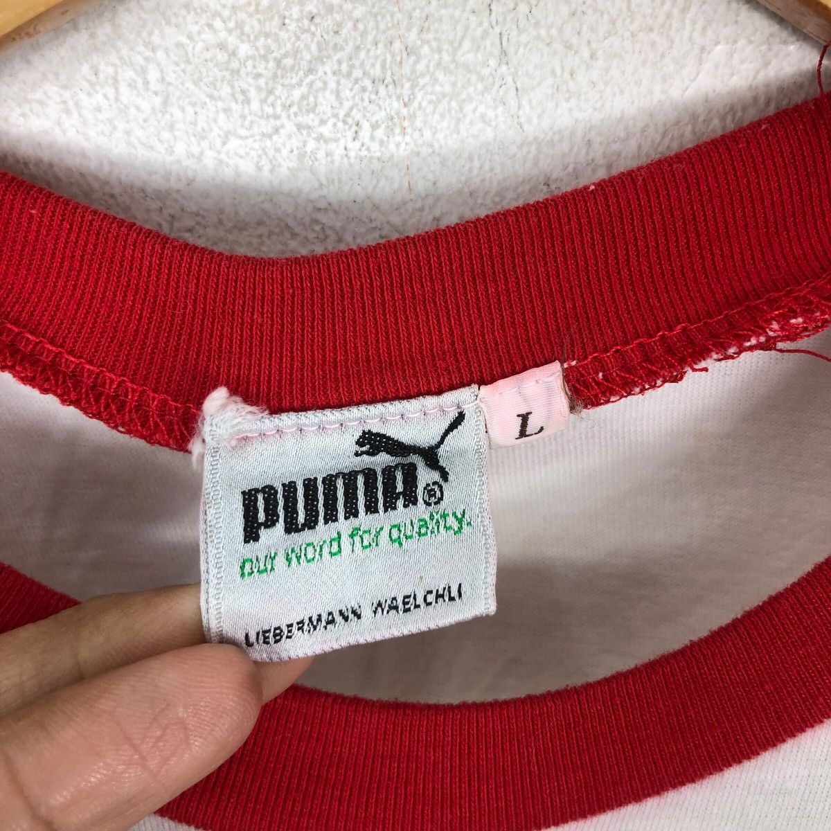 Puma Vintage 80s PUMA Ringer Inter High School In Shikoku T Shirt Size US L / EU 52-54 / 3 - 7 Thumbnail