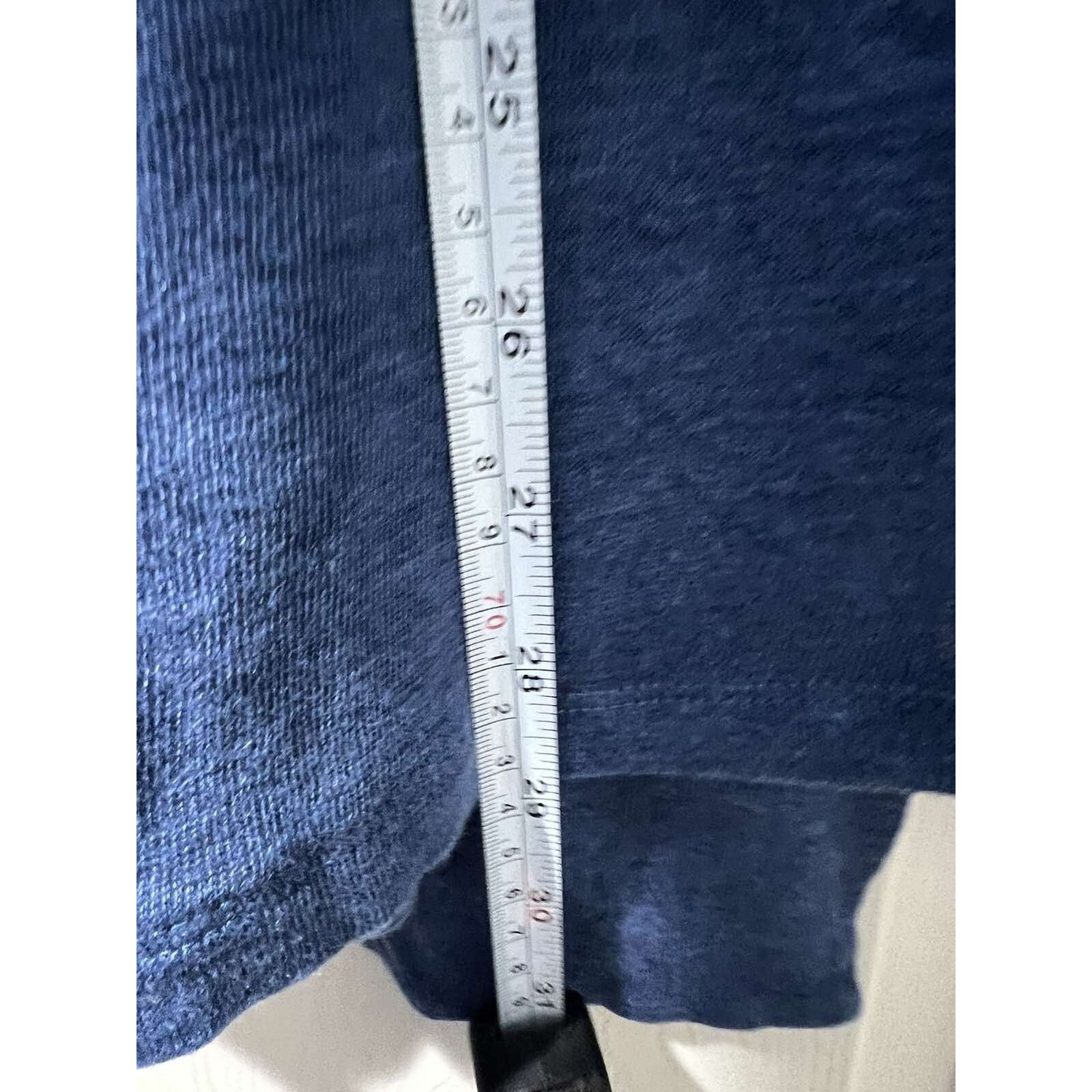 & Other Stories J. Jill Love 100% Linen Blue Cardigan Women Sz M A003311 Size M / US 6-8 / IT 42-44 - 7 Thumbnail