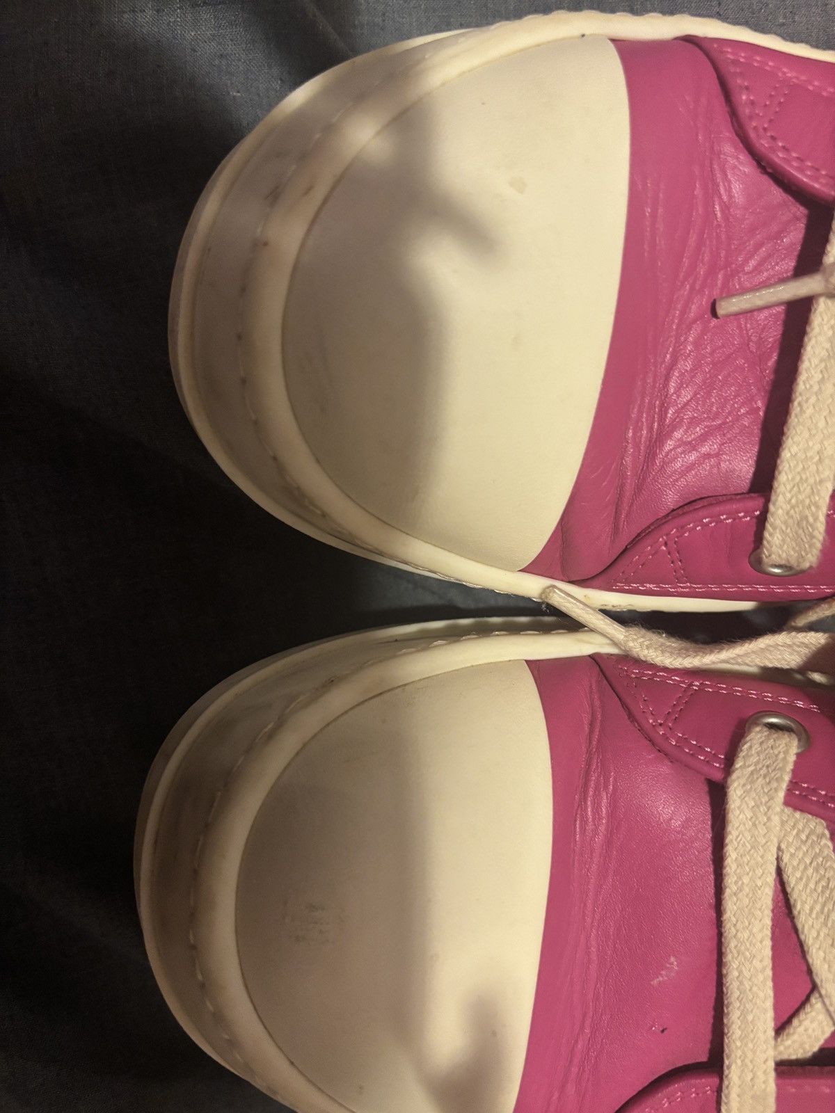 Rick Owens Hi top Leather Rick Owens Pink Size US 6 / EU 39 - 4 Thumbnail