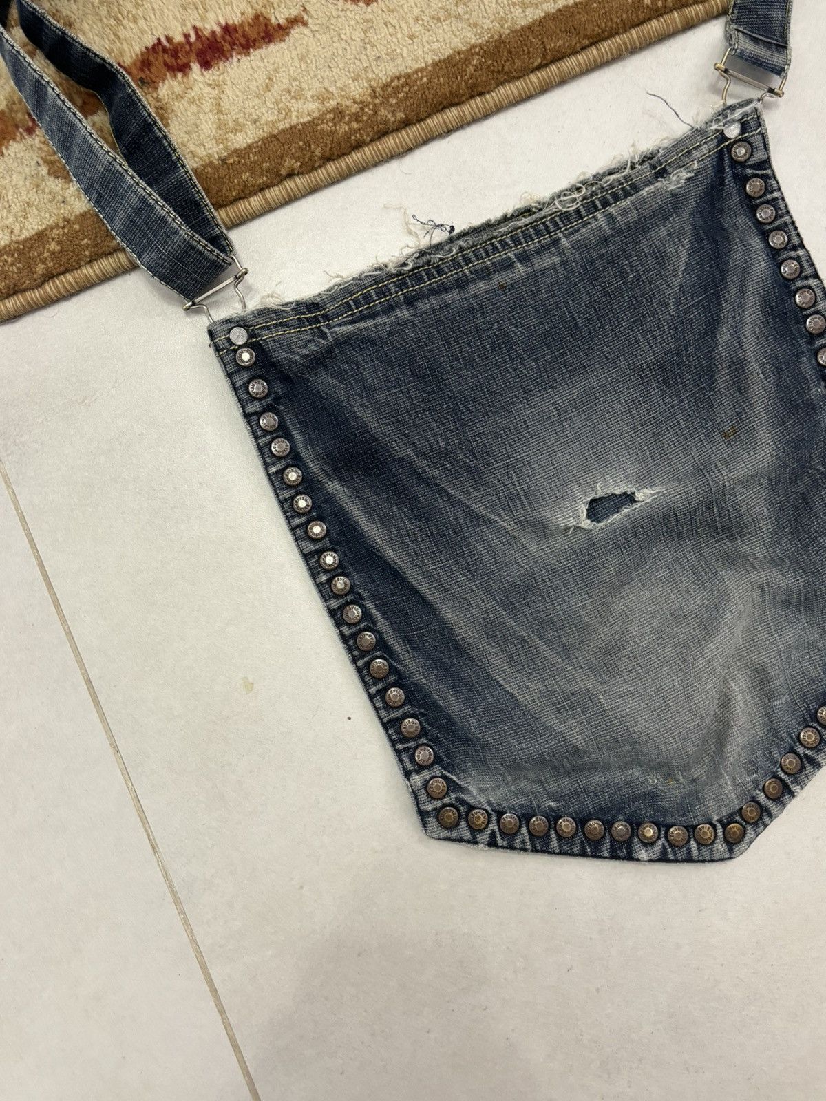 Evisu Rare EVISU Denim Shoulder Bag Vintage Y2K Japanese Size ONE SIZE - 8 Thumbnail