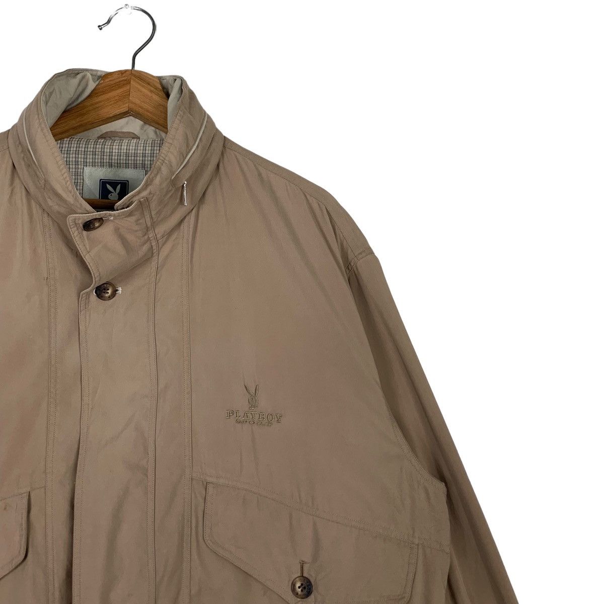 Playboy PLAYBOY SPORT Embroidery Small Logo Casual Jacket #0267-C12 Size US L / EU 52-54 / 3 - 6 Thumbnail