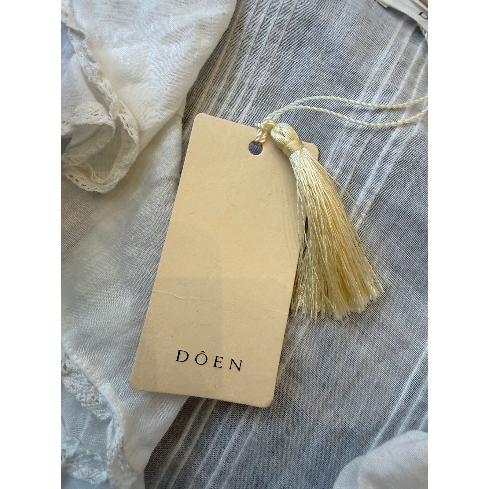 DOEN Doen Ruffle Nadia Dress Size L / US 10 / IT 46 - 5 Thumbnail