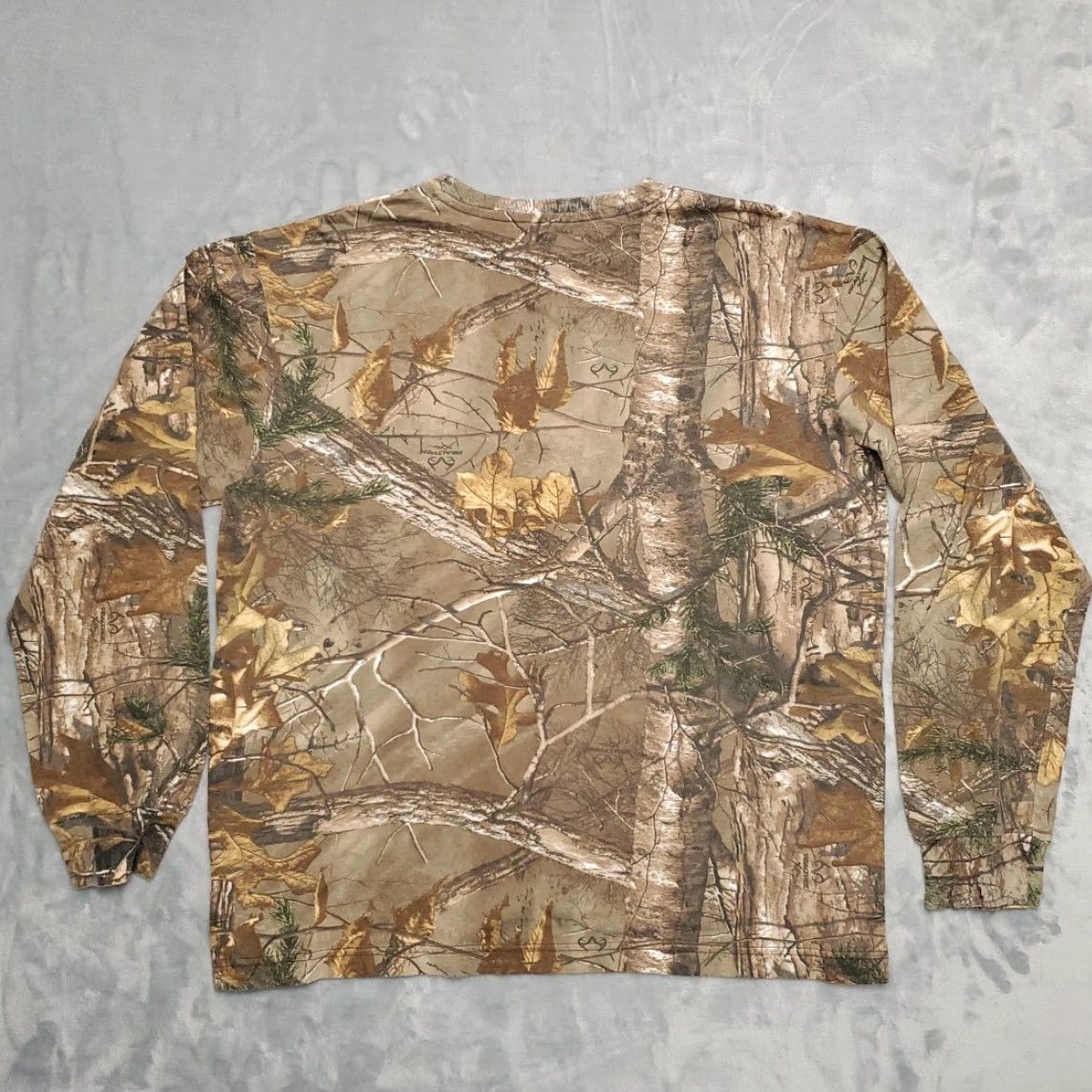 Realtree Kings River Camouflage Shirt Men XL Brown Realtree Xtra Long Sleeve Tee Hunt Shirt Size US XL / EU 56 / 4 - 7 Thumbnail