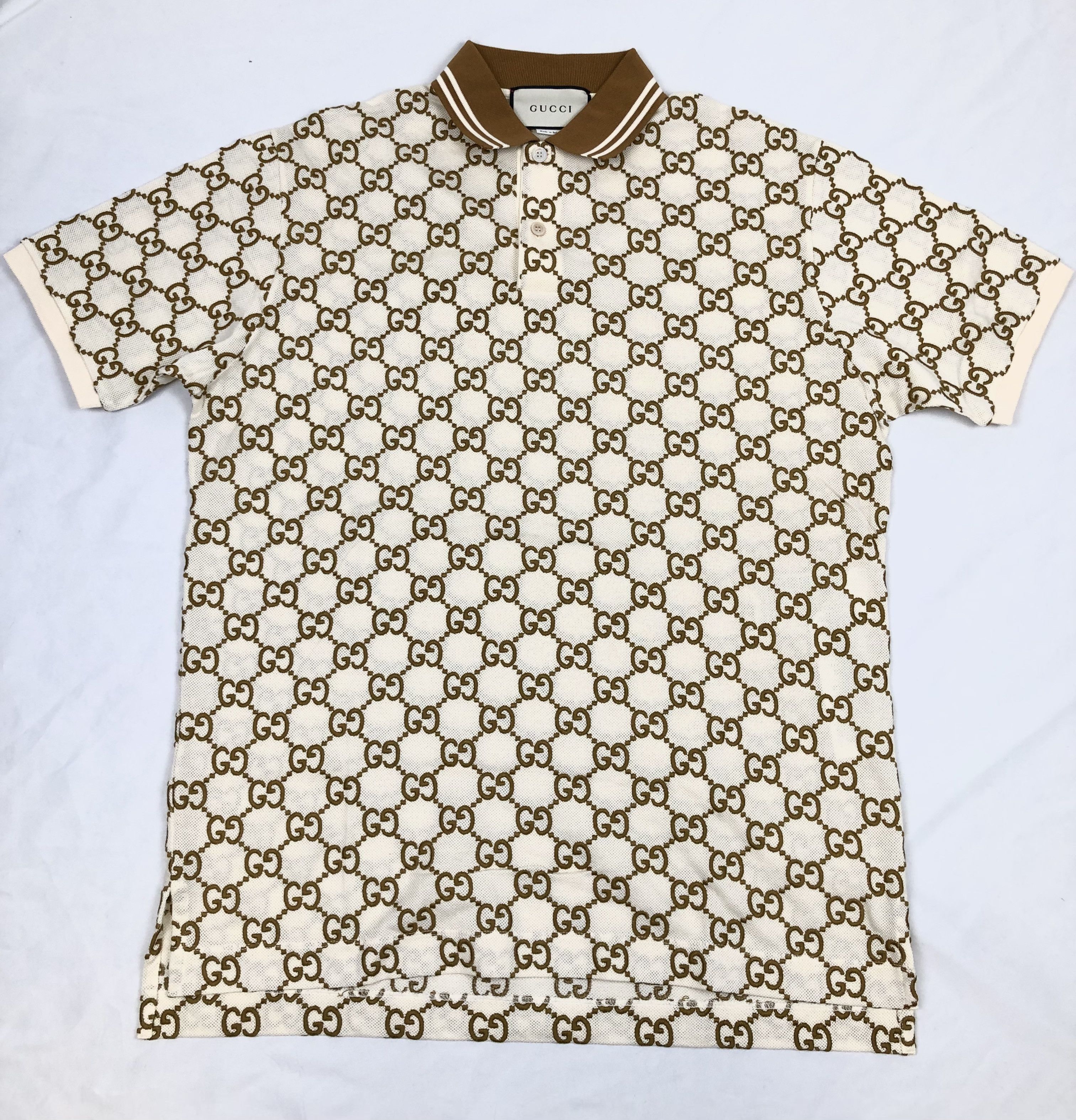 Adidas × Gucci Men's Classic Gucci Polo Size US M / EU 48-50 / 2 - 1 Thumbnail